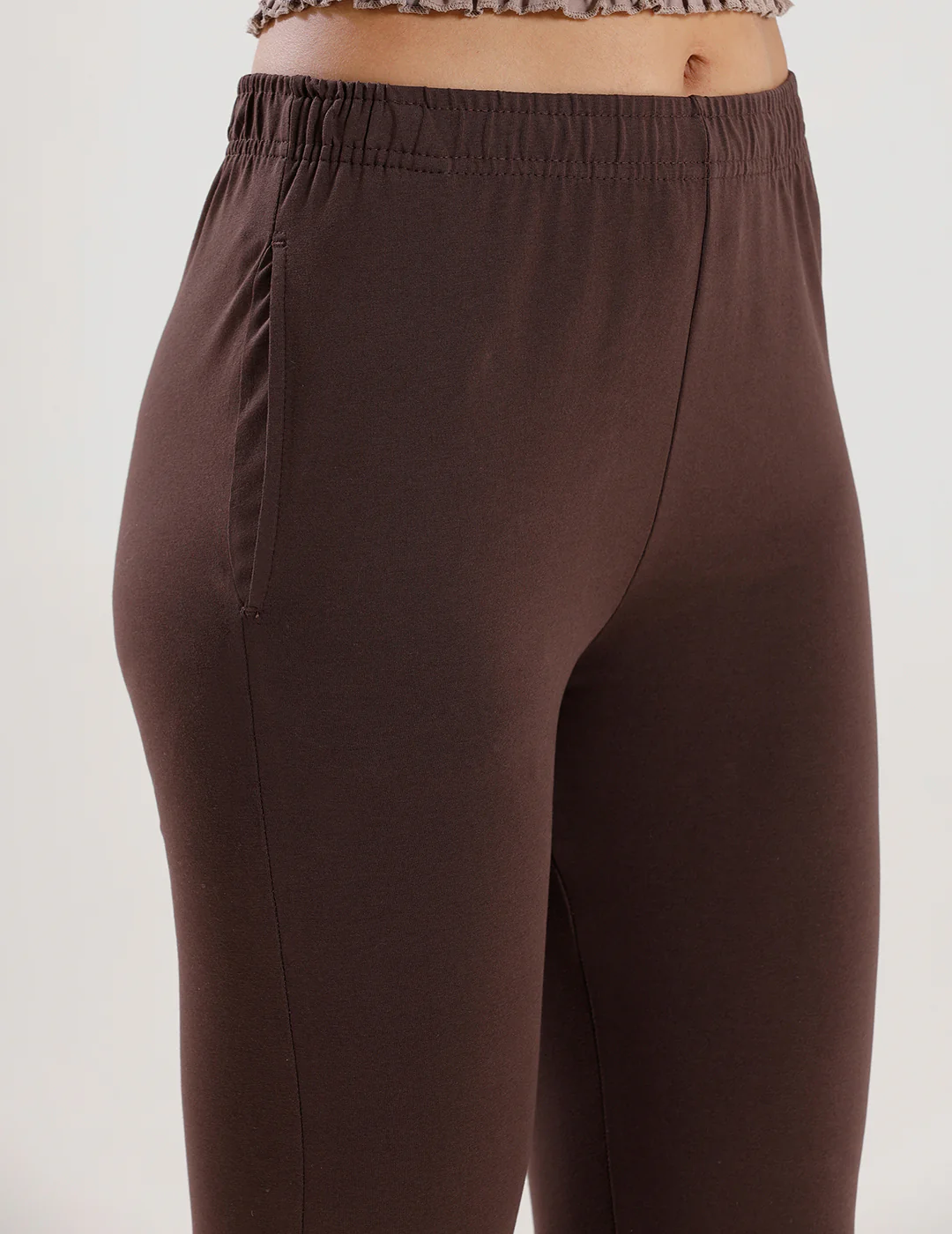 Women Brown Casual Pants - Image 3