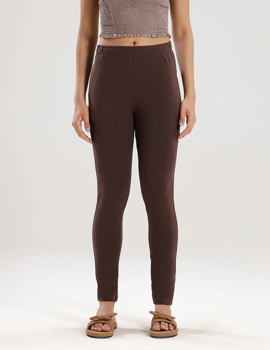 Women Brown Casual Pants - Image 4