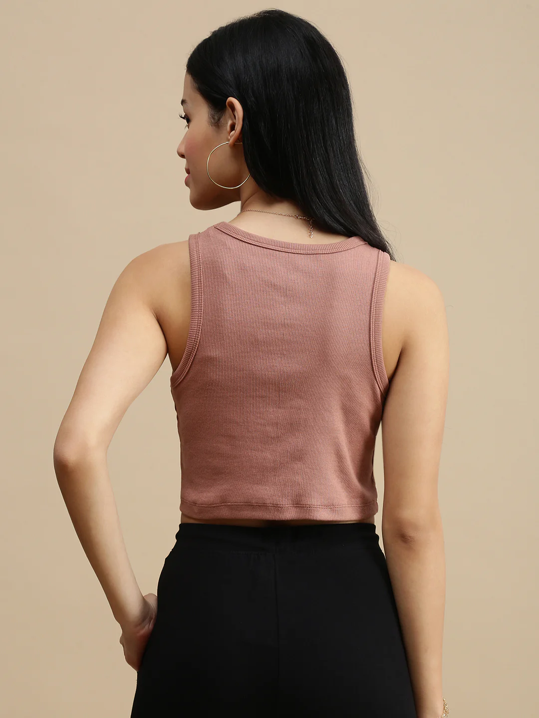 Women Brown Casual Top - Image 2