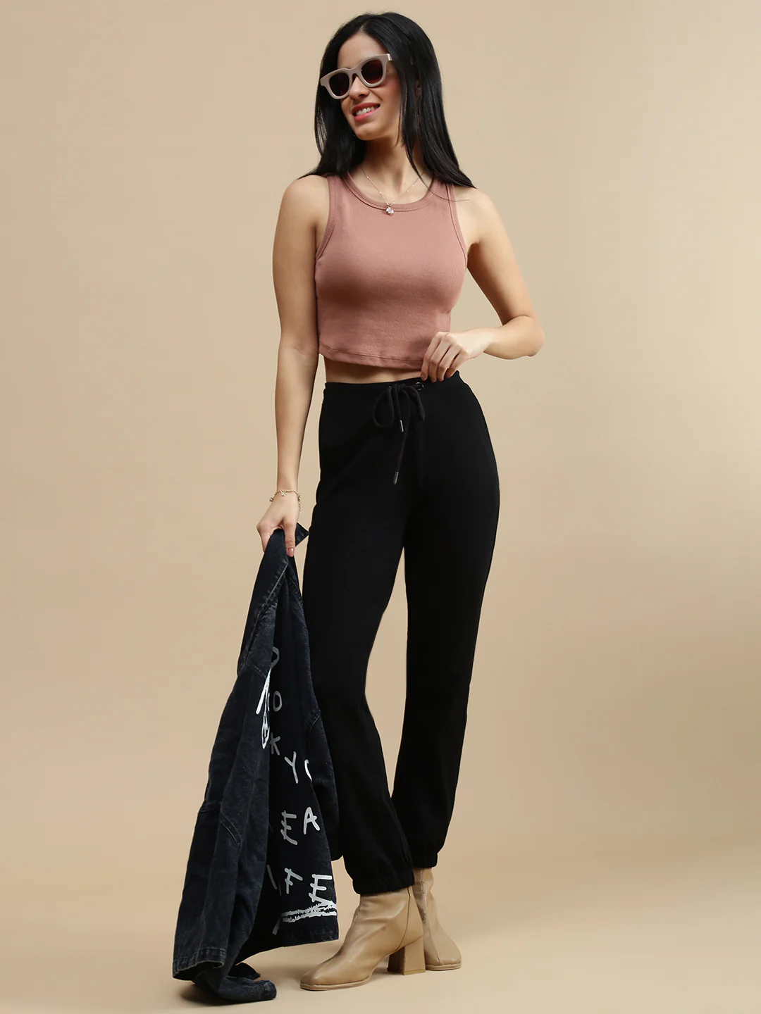 Women Brown Casual Top - Image 5