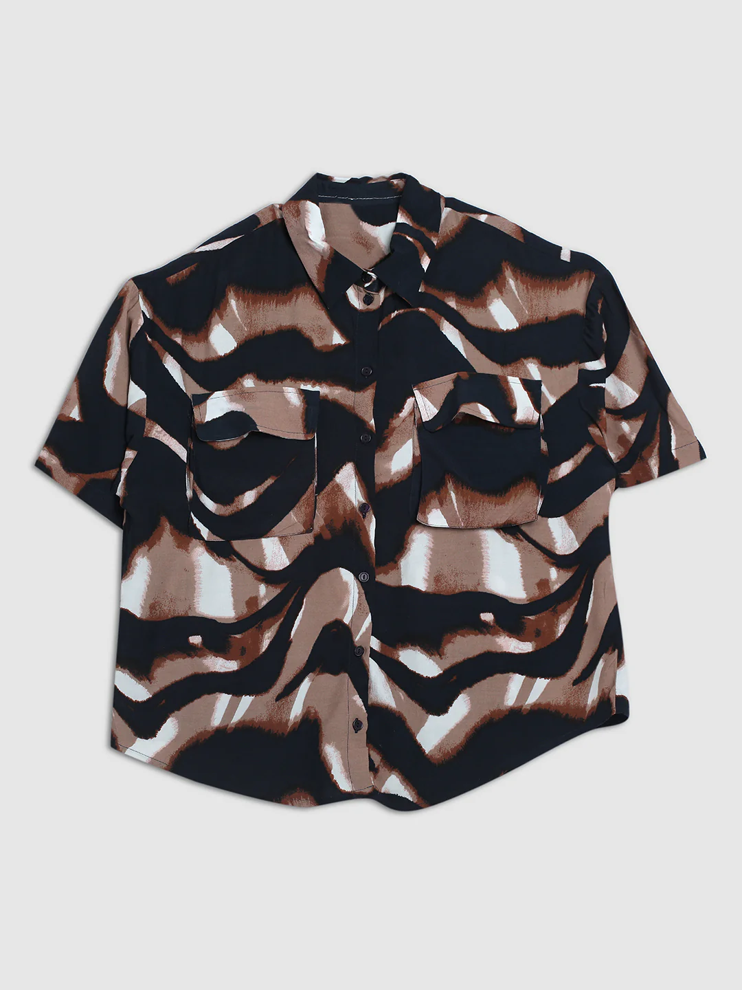 Women Brown Comfort Fit Shirt - Image 7