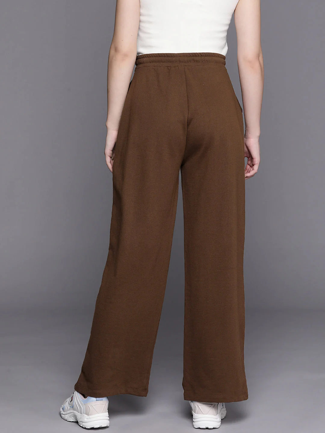 Women Brown FEELING Track Pants - Image 3