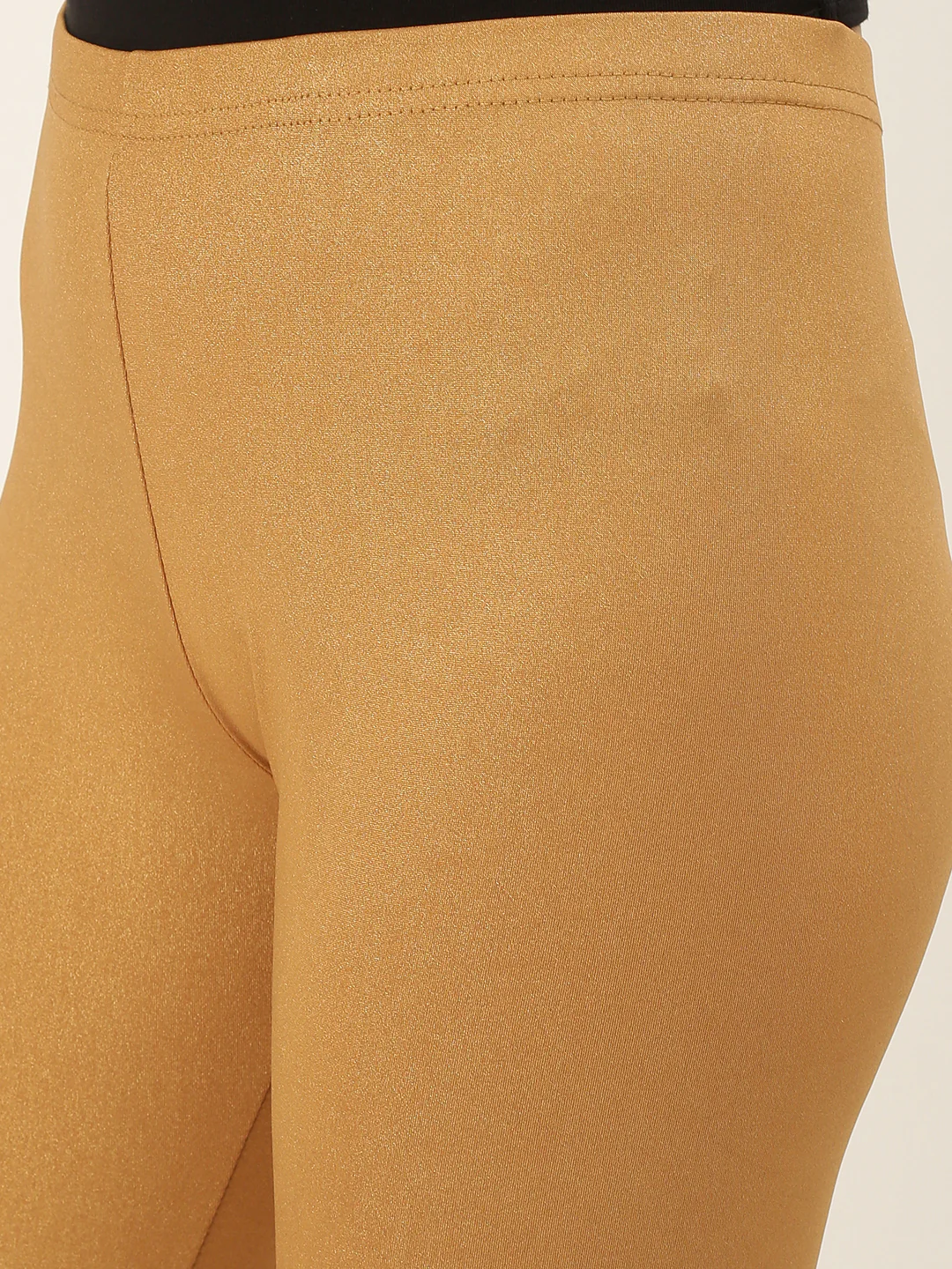 Women Brown Festive Leggings - Image 5