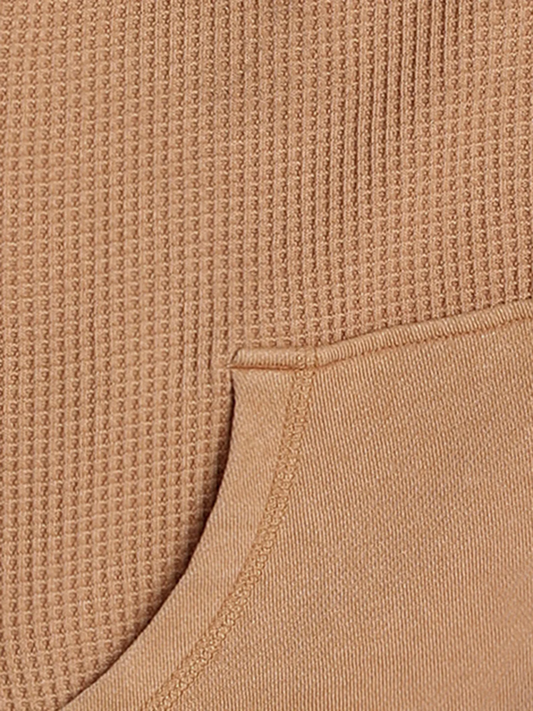 Women Brown Waffle Textured Jacket - Image 8