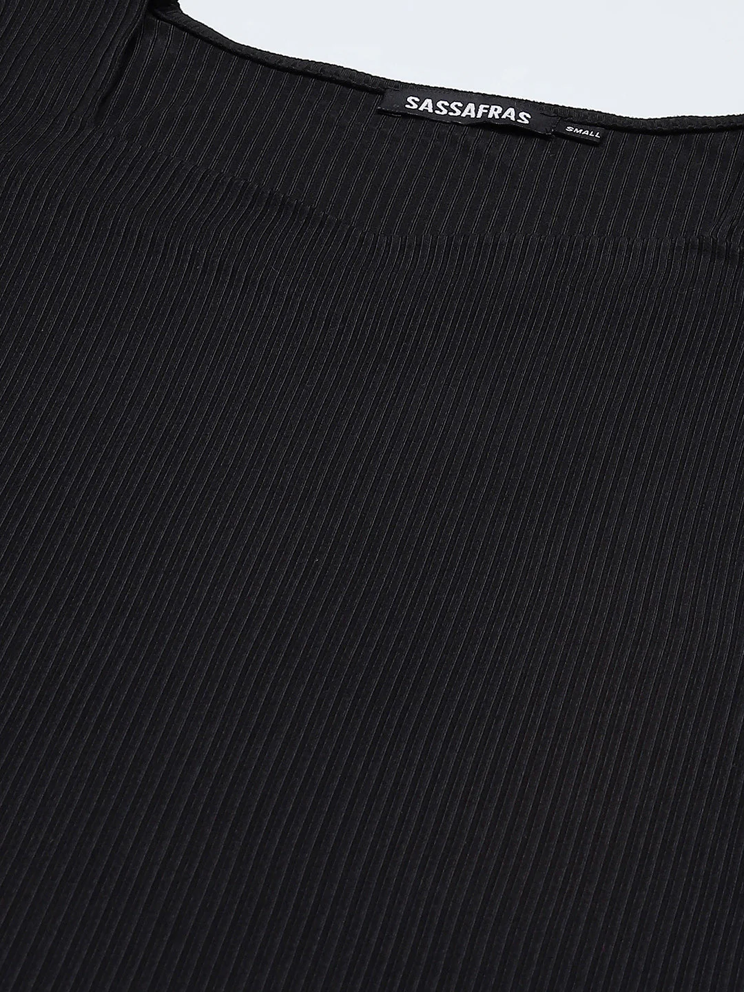 Women Charcoal Rib  BodyCon Midi Dress - Image 2