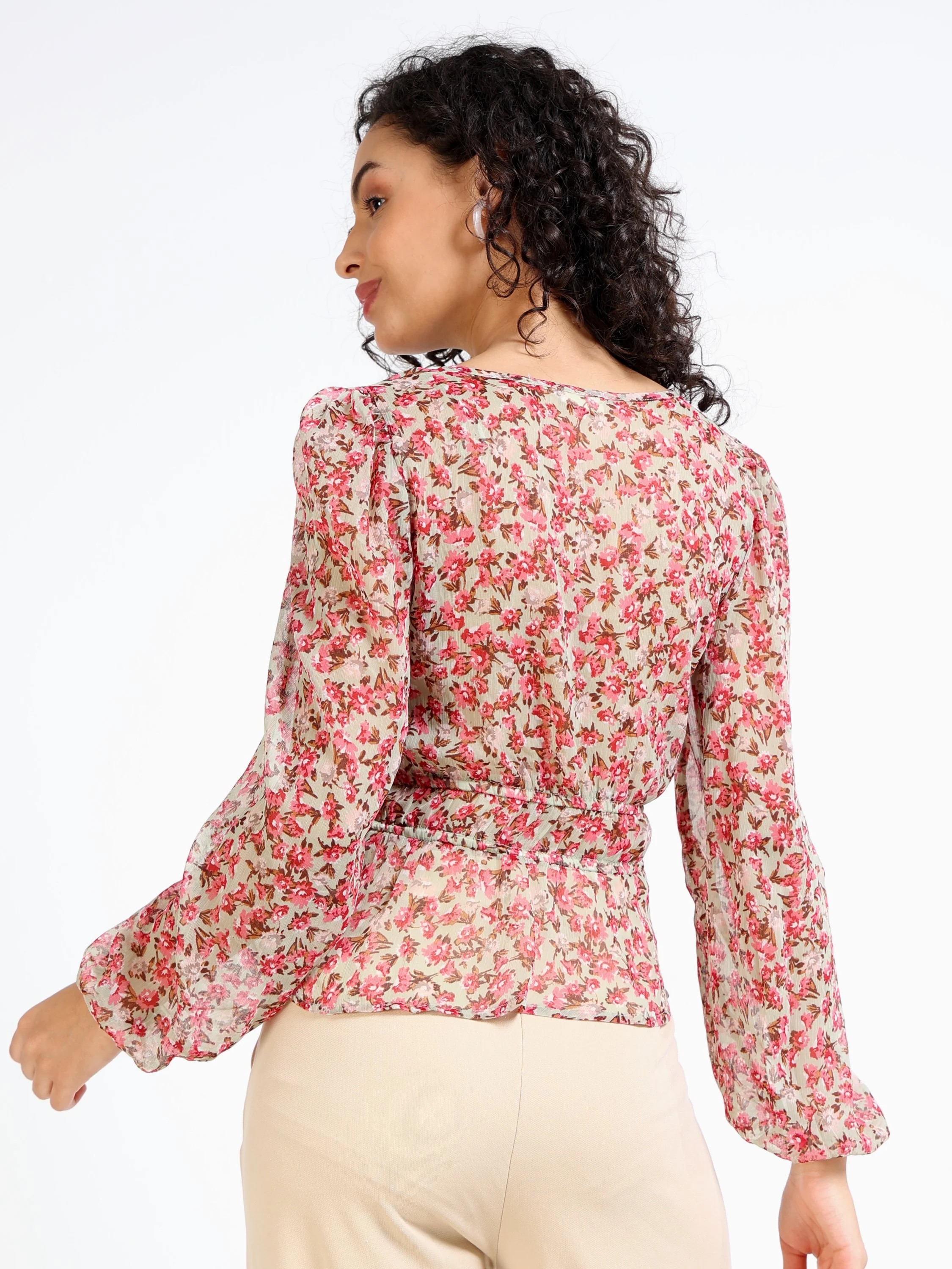 Women Floral Printed Top - Image 2