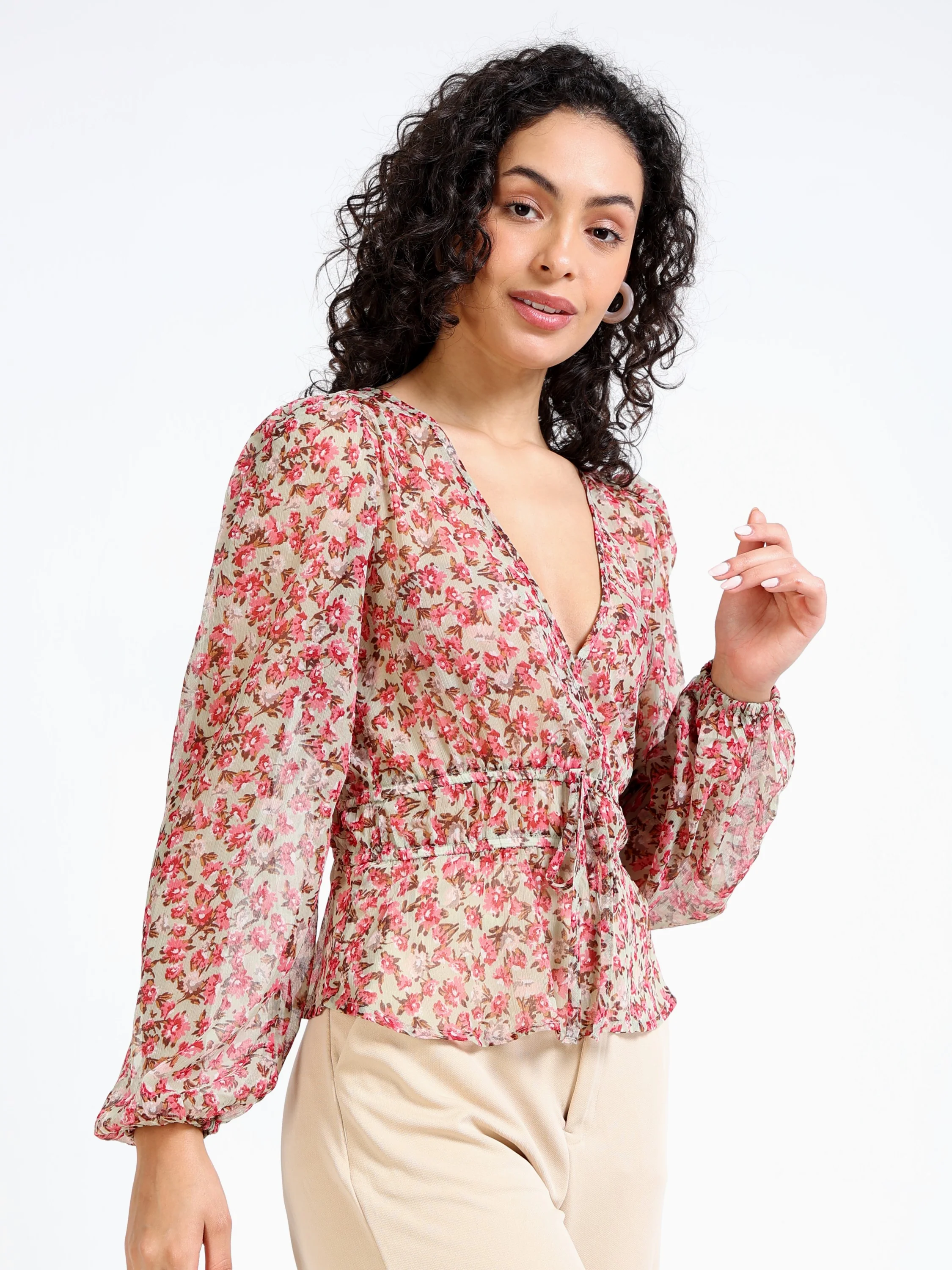 Women Floral Printed Top - Image 4