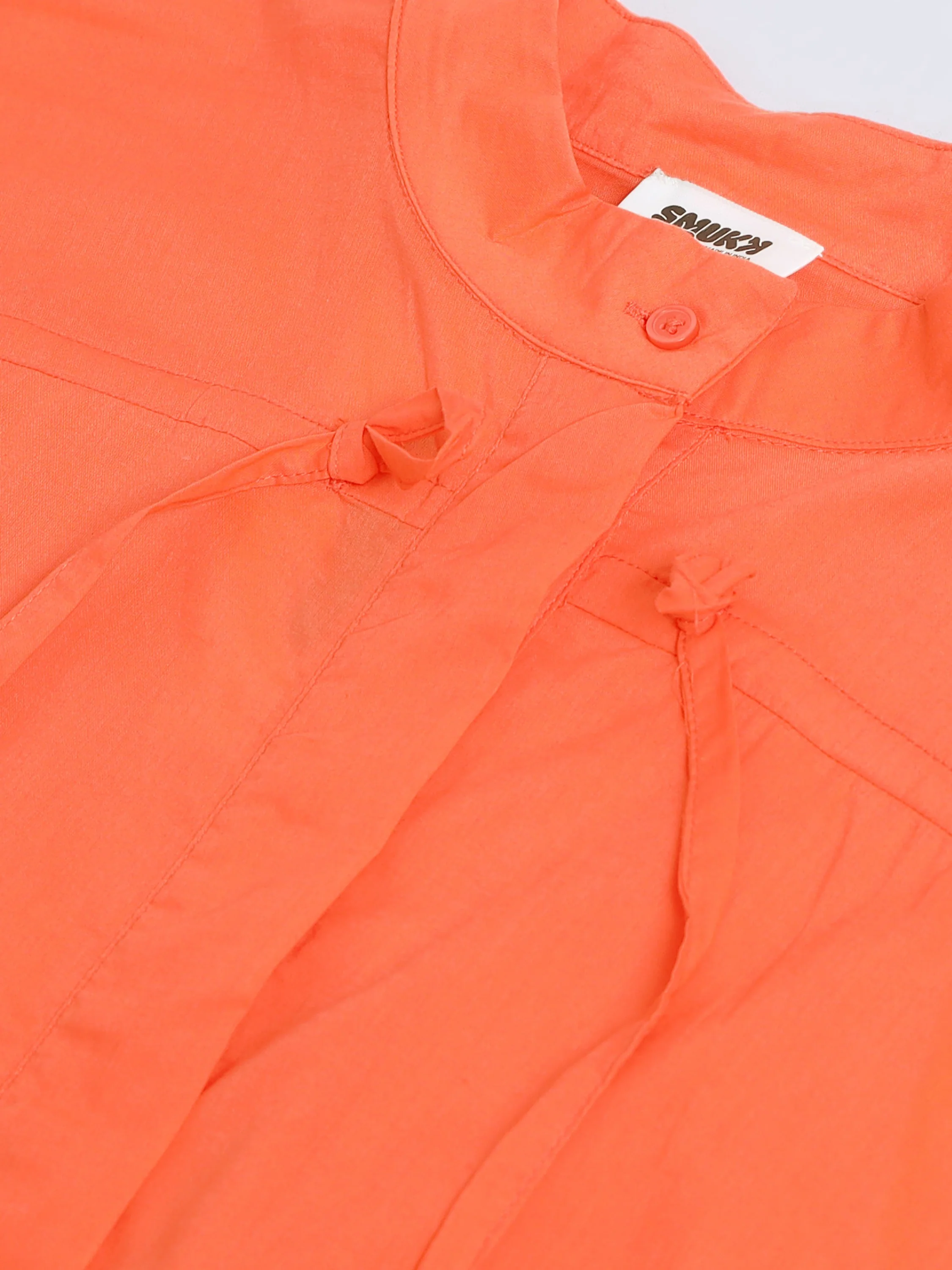 Women Cotton Oversized Coral Top - Image 5