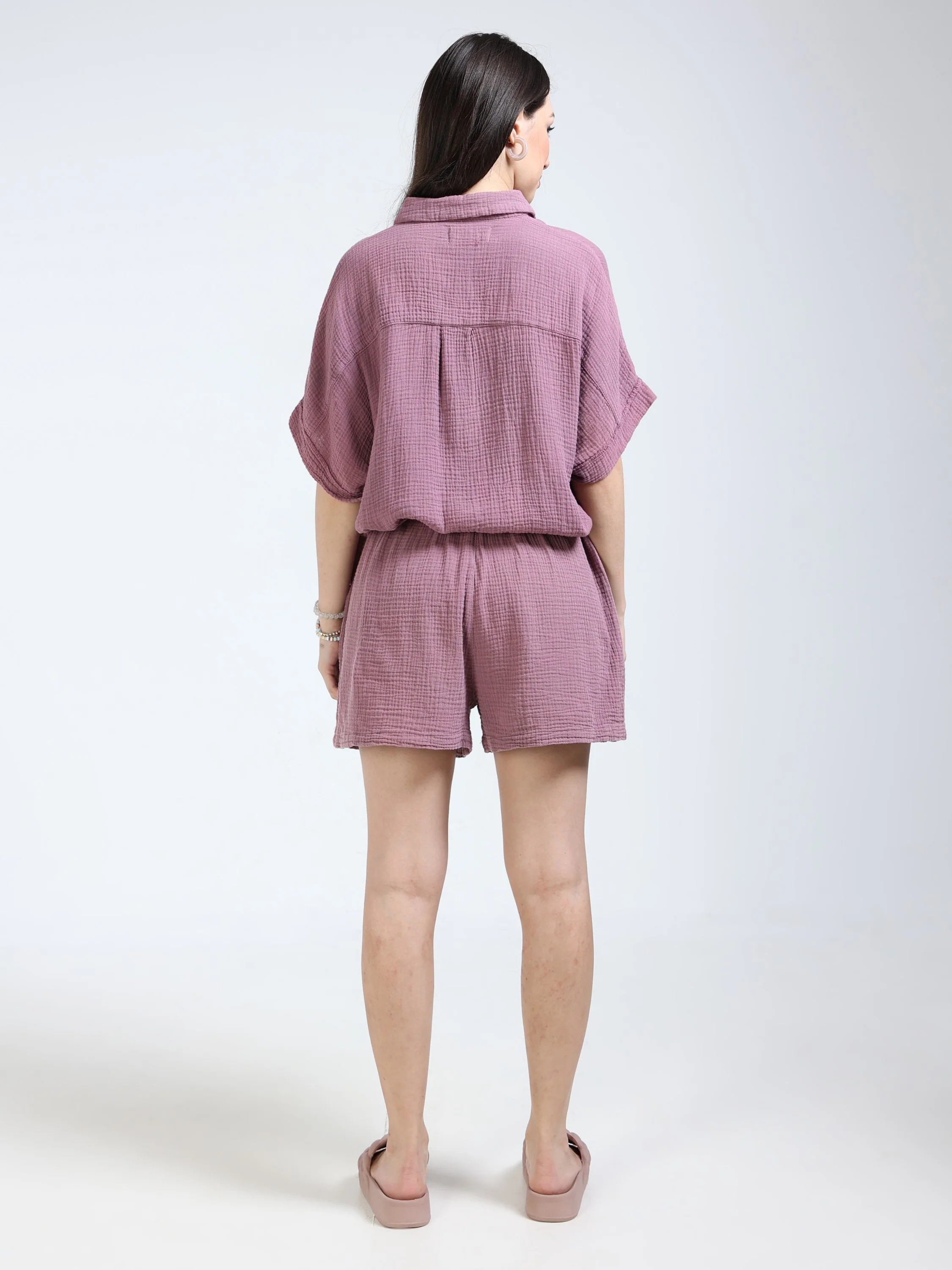 Women Cotton Washed Co-Ord Set - Image 5