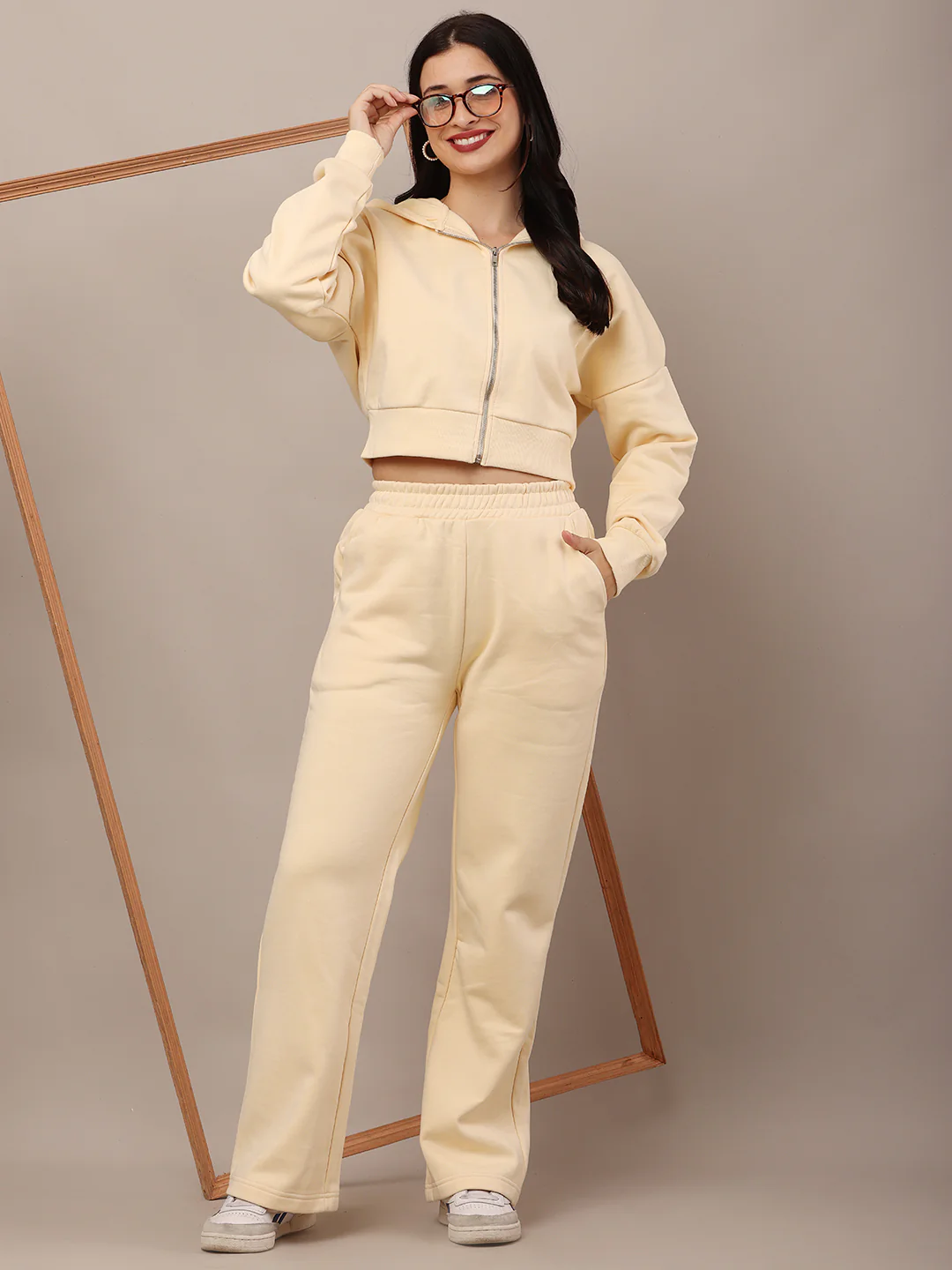 Women Hoodie With Trouser Co-Ord Set - Image 3