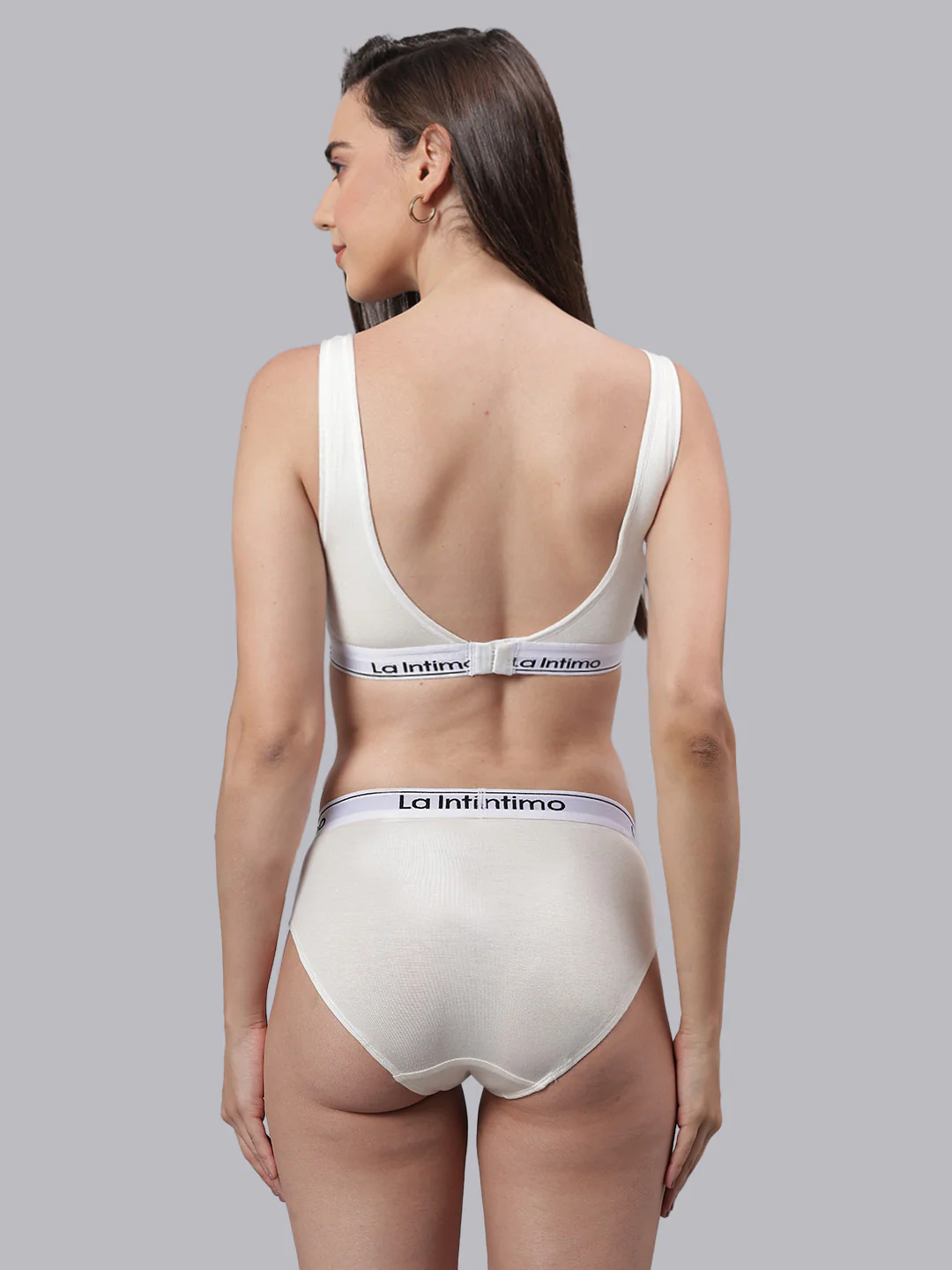 Women Plush Beauty T-Shirt Bra Combo Set - Image 2
