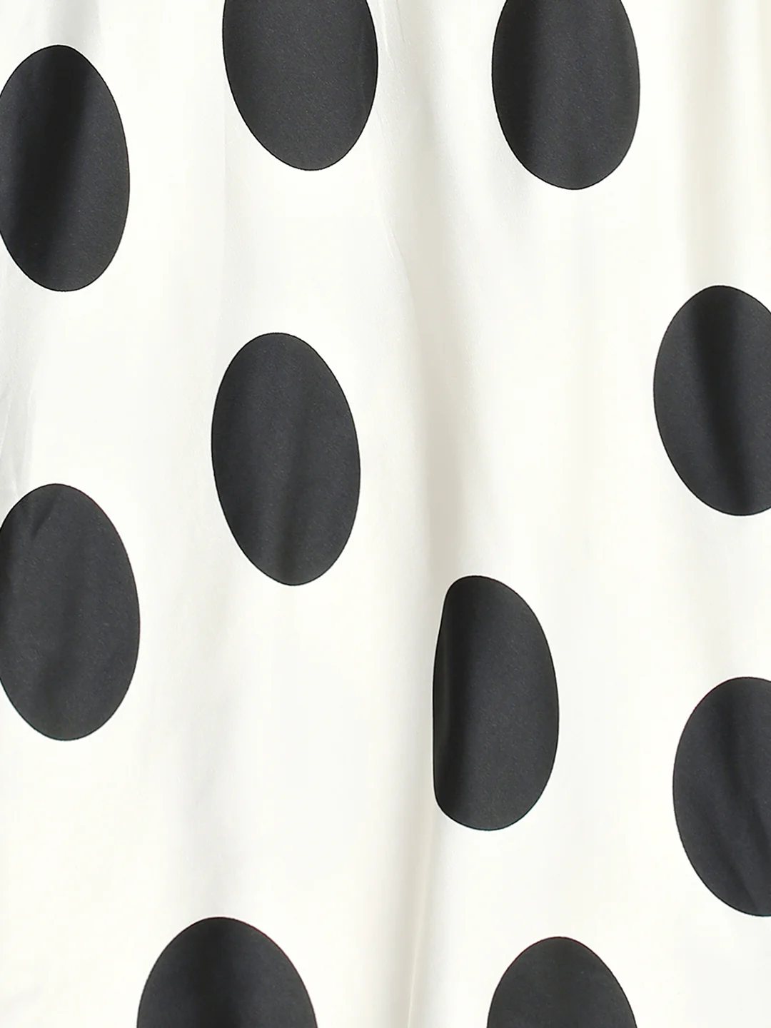 Women Cream Polka Dot Maxi Dress - Image 8