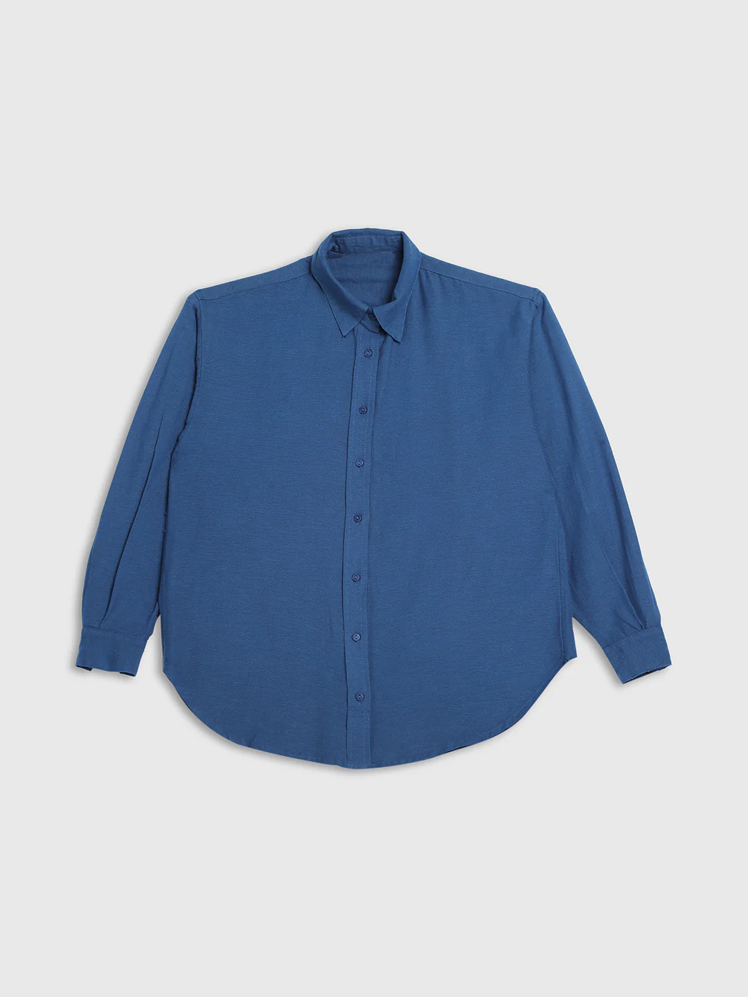 Women Dark Button Down Comfort Fit Shirt - Image 7