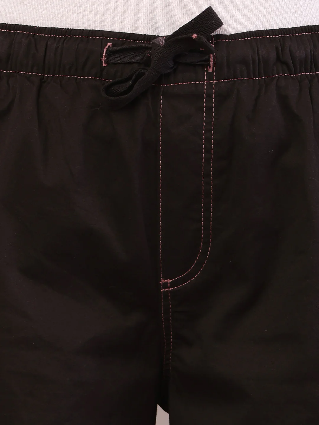 Women dark brown cotton high-rise cargo pants - Image 5