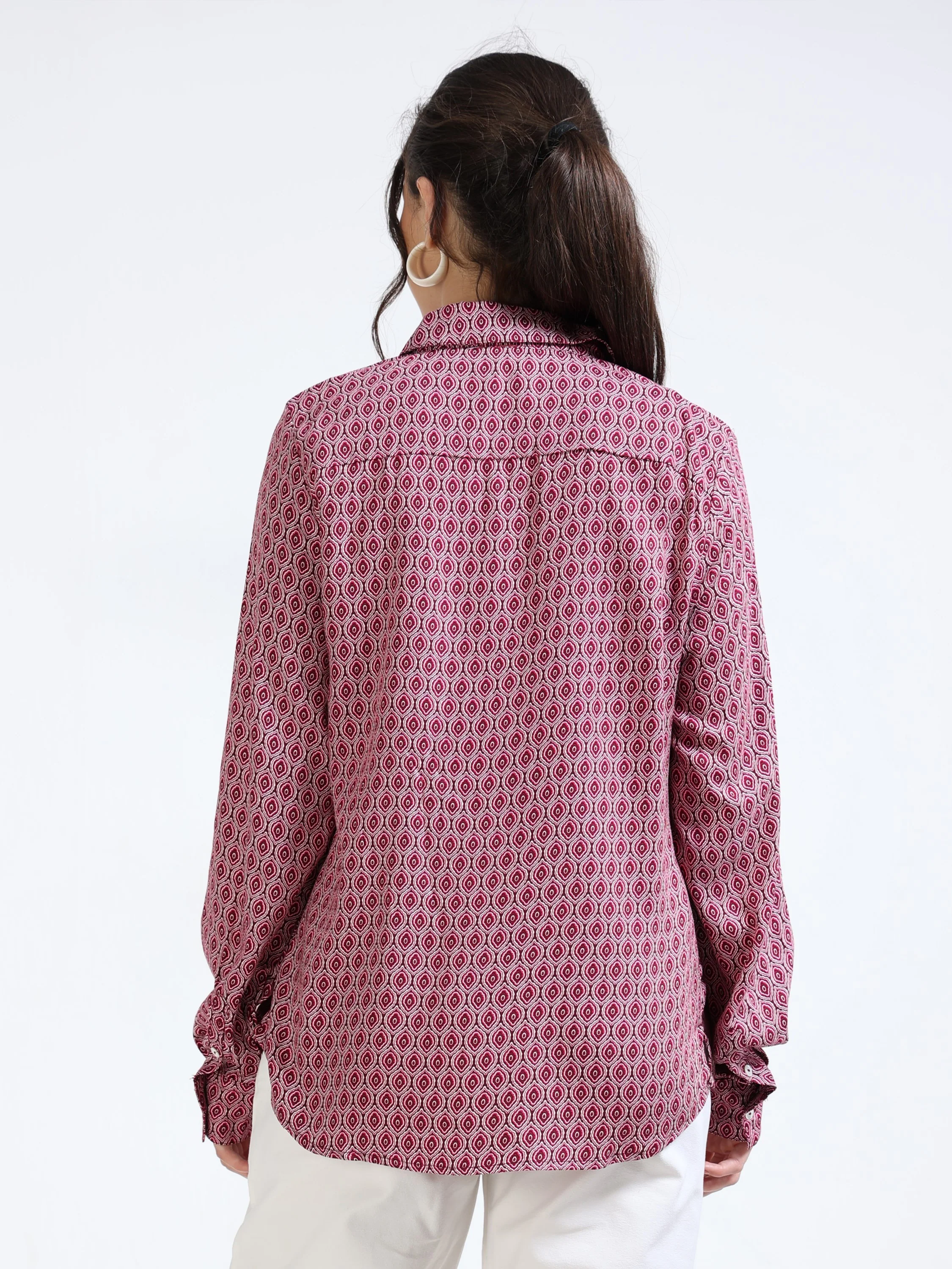 Women Printed Regular Fit Shirt - Image 3