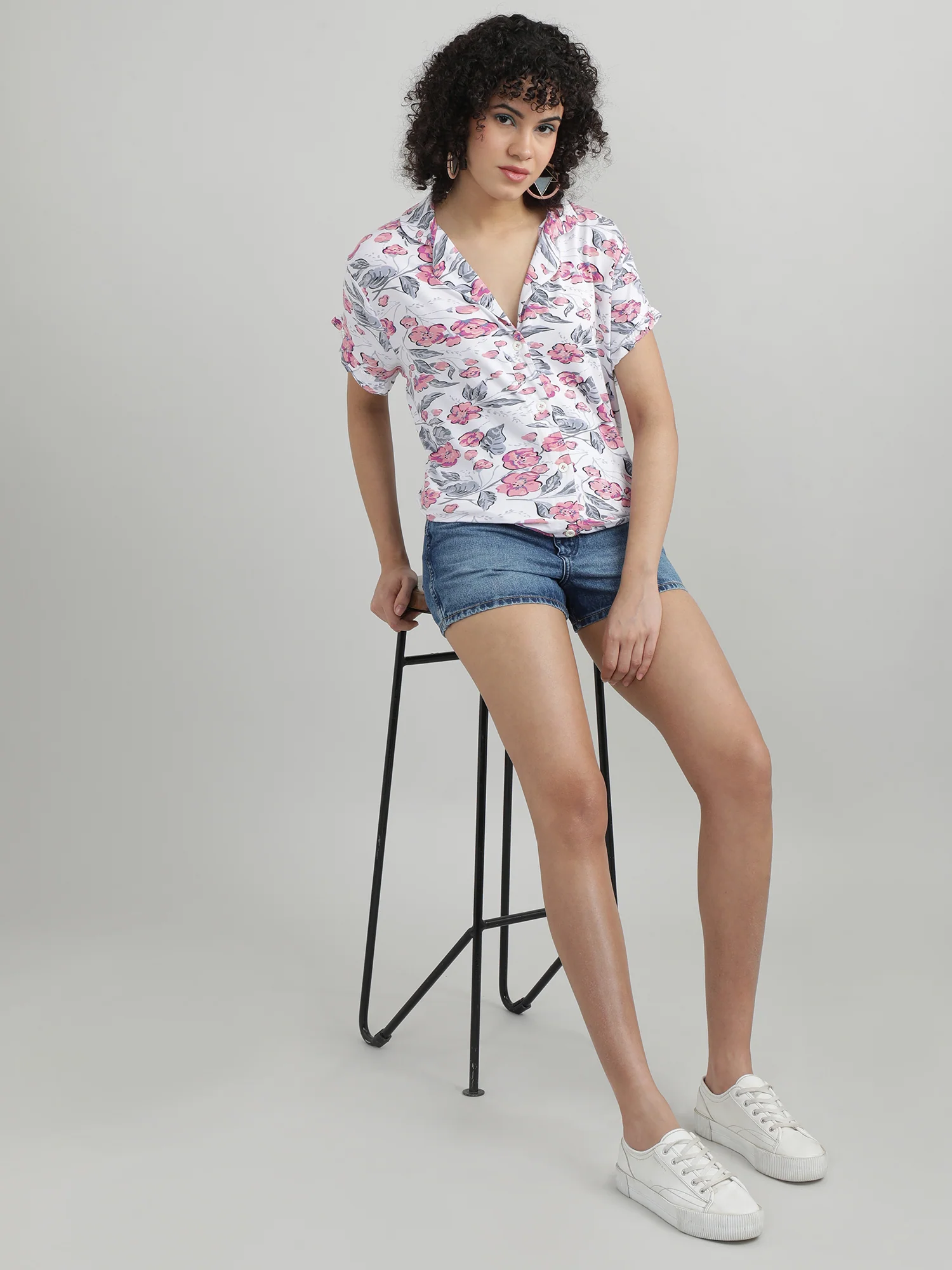 Women Floral Relaxed Fit Sleepwear - Image 2