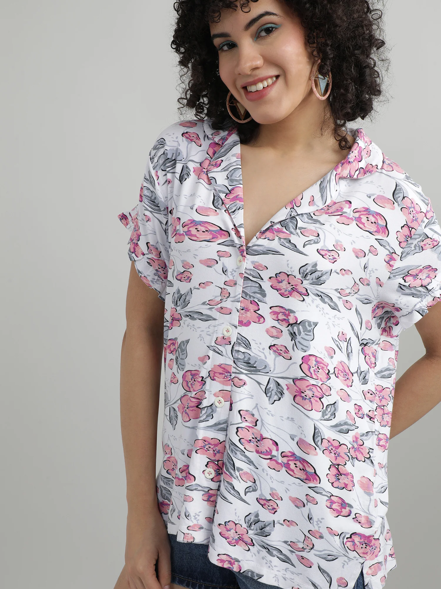 Women Floral Relaxed Fit Sleepwear - Image 6
