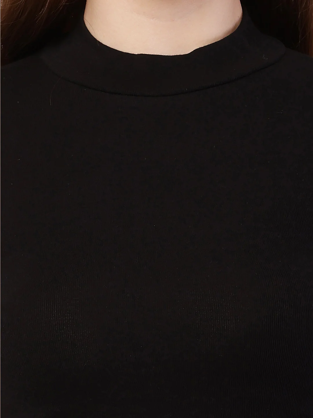 Women Full Sleeve Black Sweater - Image 5