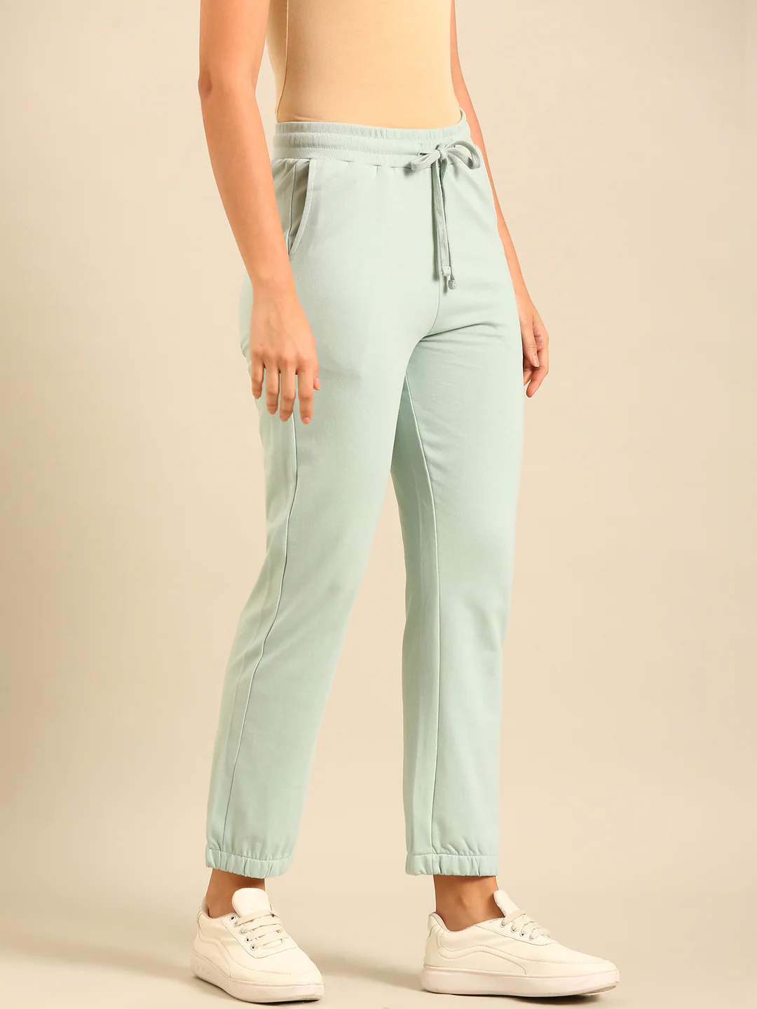 Women Green Casual Jogger - Image 4