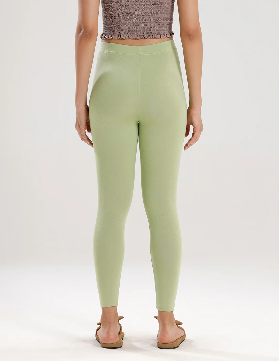 Women Green Casual Leggings - Image 5
