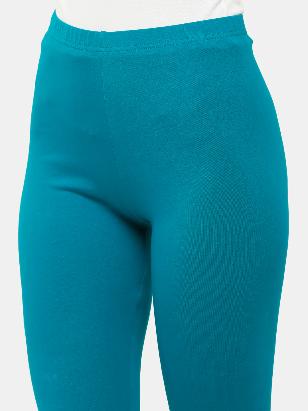 Women Green Casual Leggings - Image 3