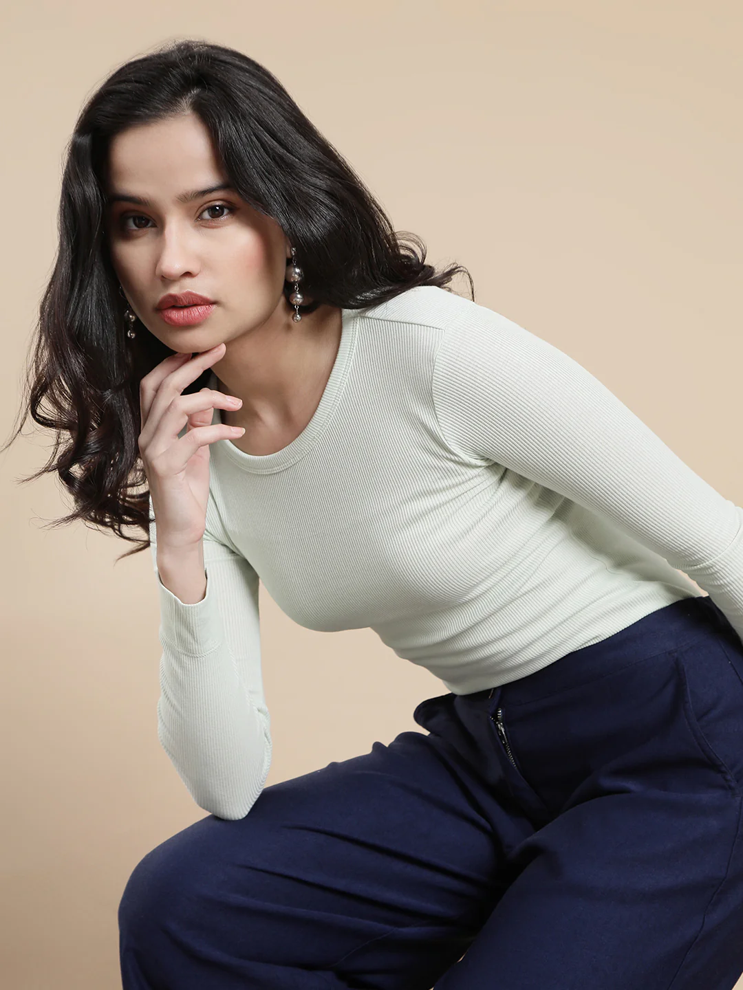 Women Green Casual Top - Image 4