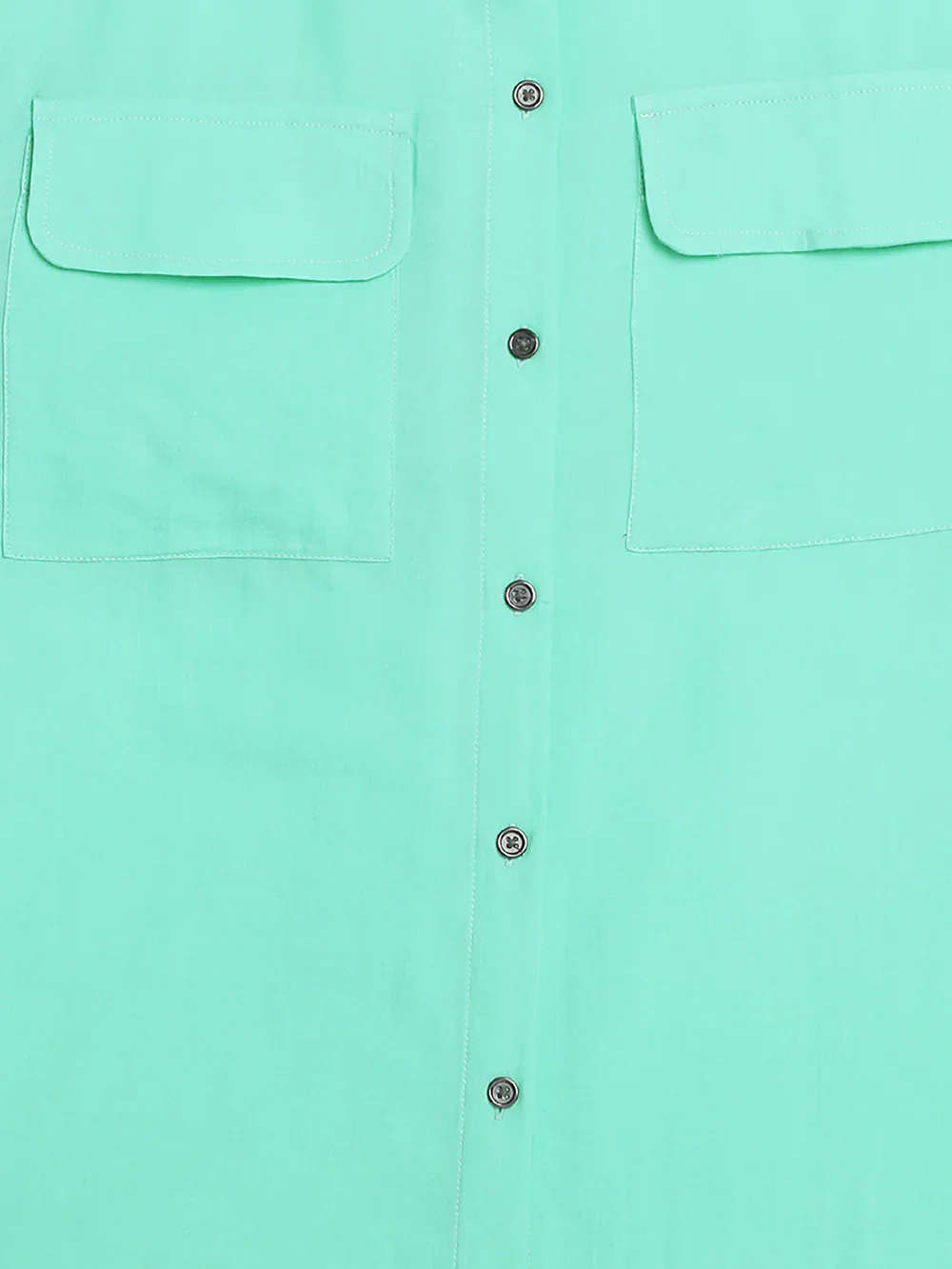 Women Green Casual Shirt - Image 6