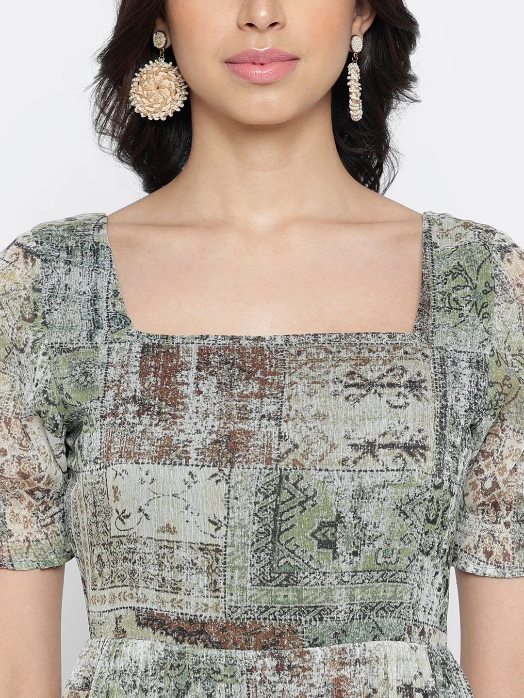 Women Green Miles Of Style Maxi Dress - Image 3
