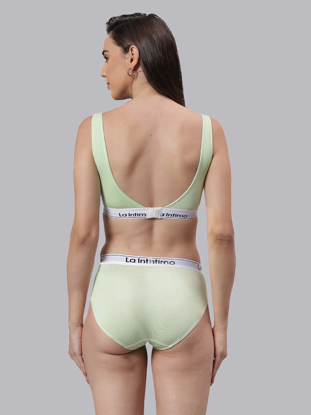 Women Plush Beauty T-Shirt Bra Combo Set - Image 2