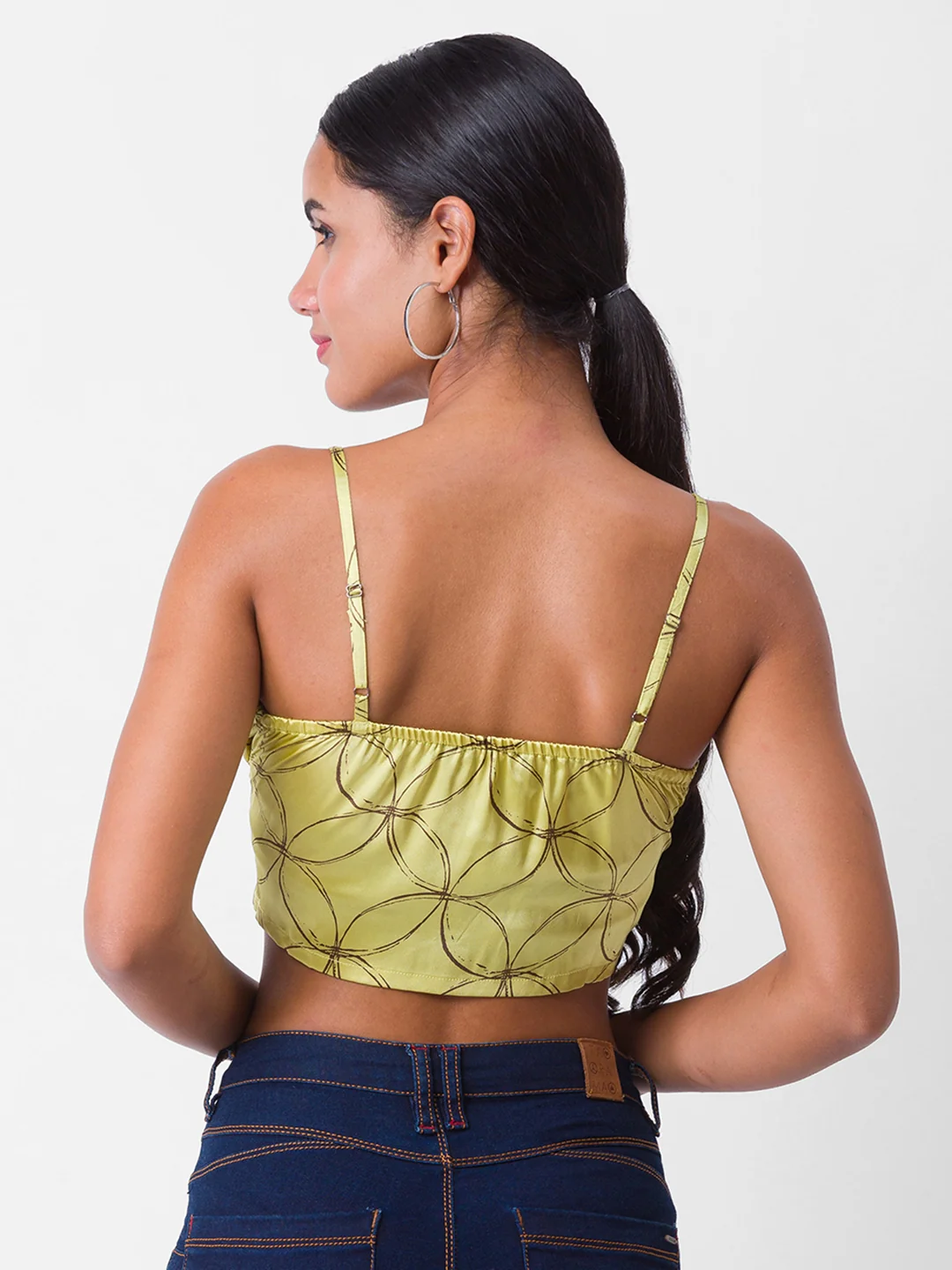 Women Printed Crop Top - Image 3