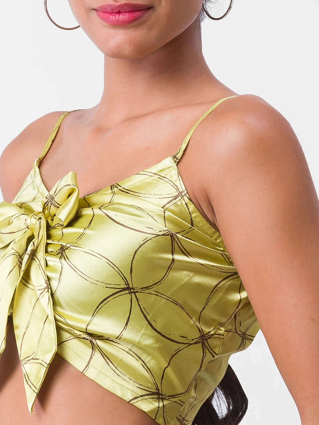 Women Printed Crop Top - Image 5