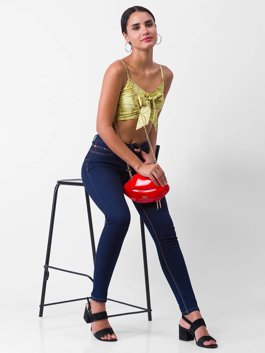 Women Printed Crop Top - Image 6
