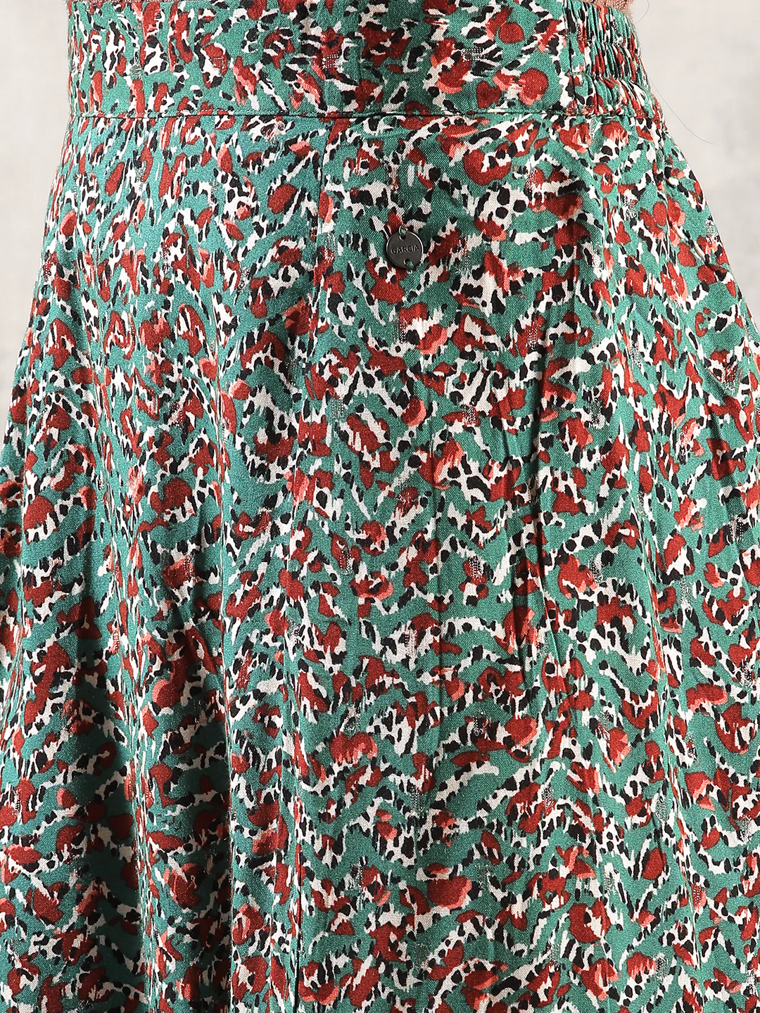 Women Green Regular Fit Skirt - Image 3