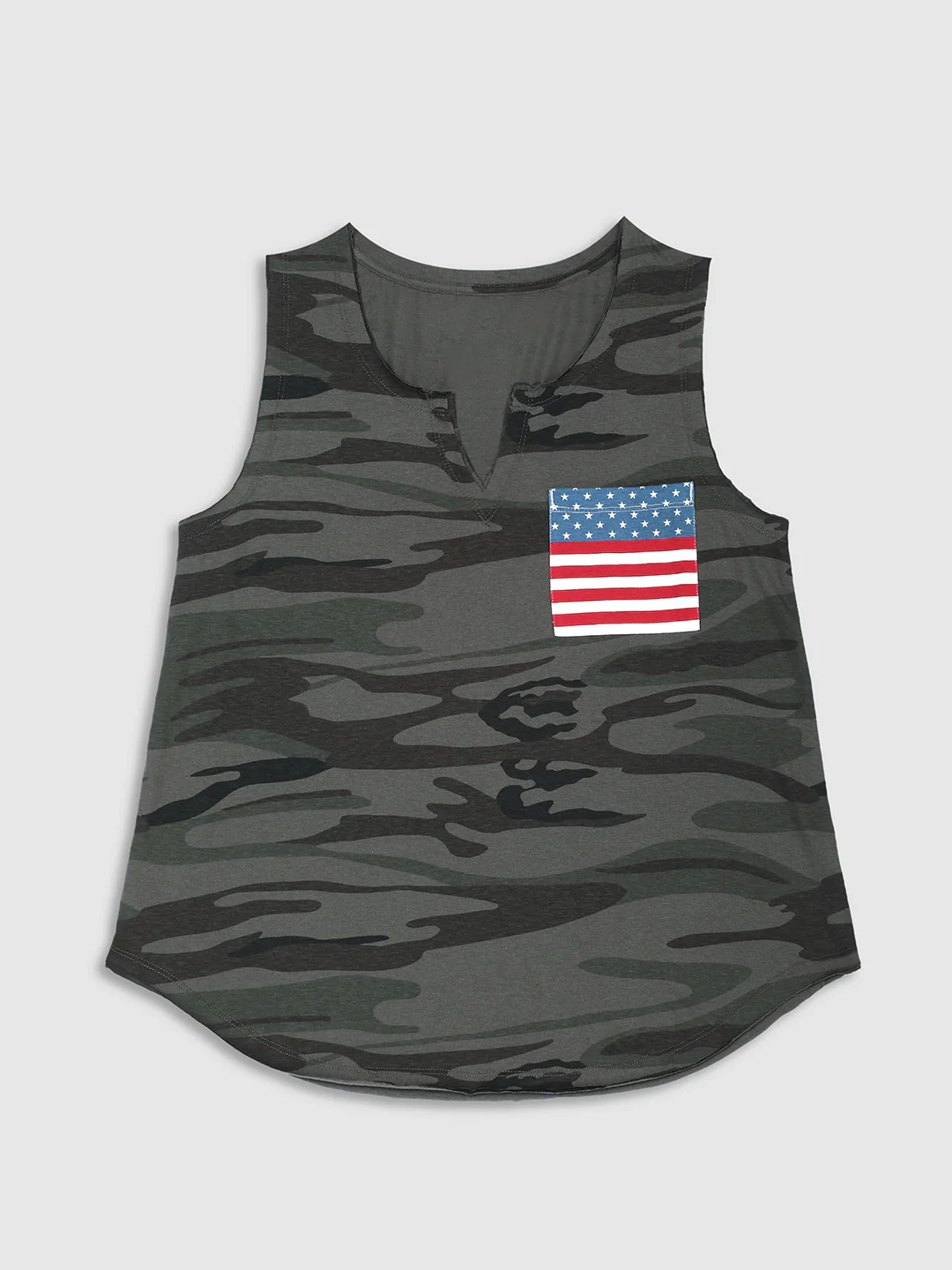 Women Green Flag Print Tank Top - Image 7
