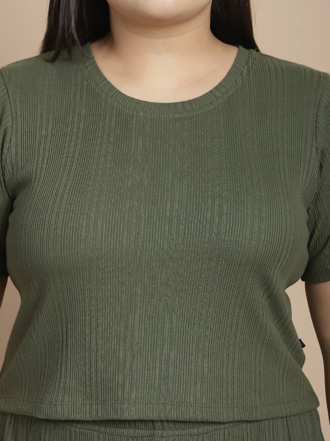 Women Green Slim Fit co-ords - Image 4