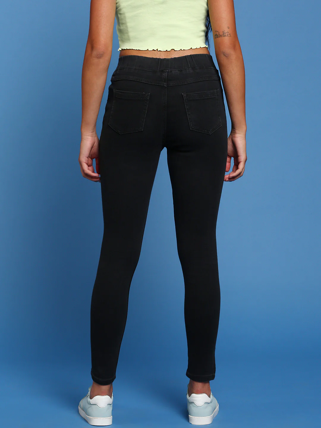 Women Grey Casual Legging - Image 2