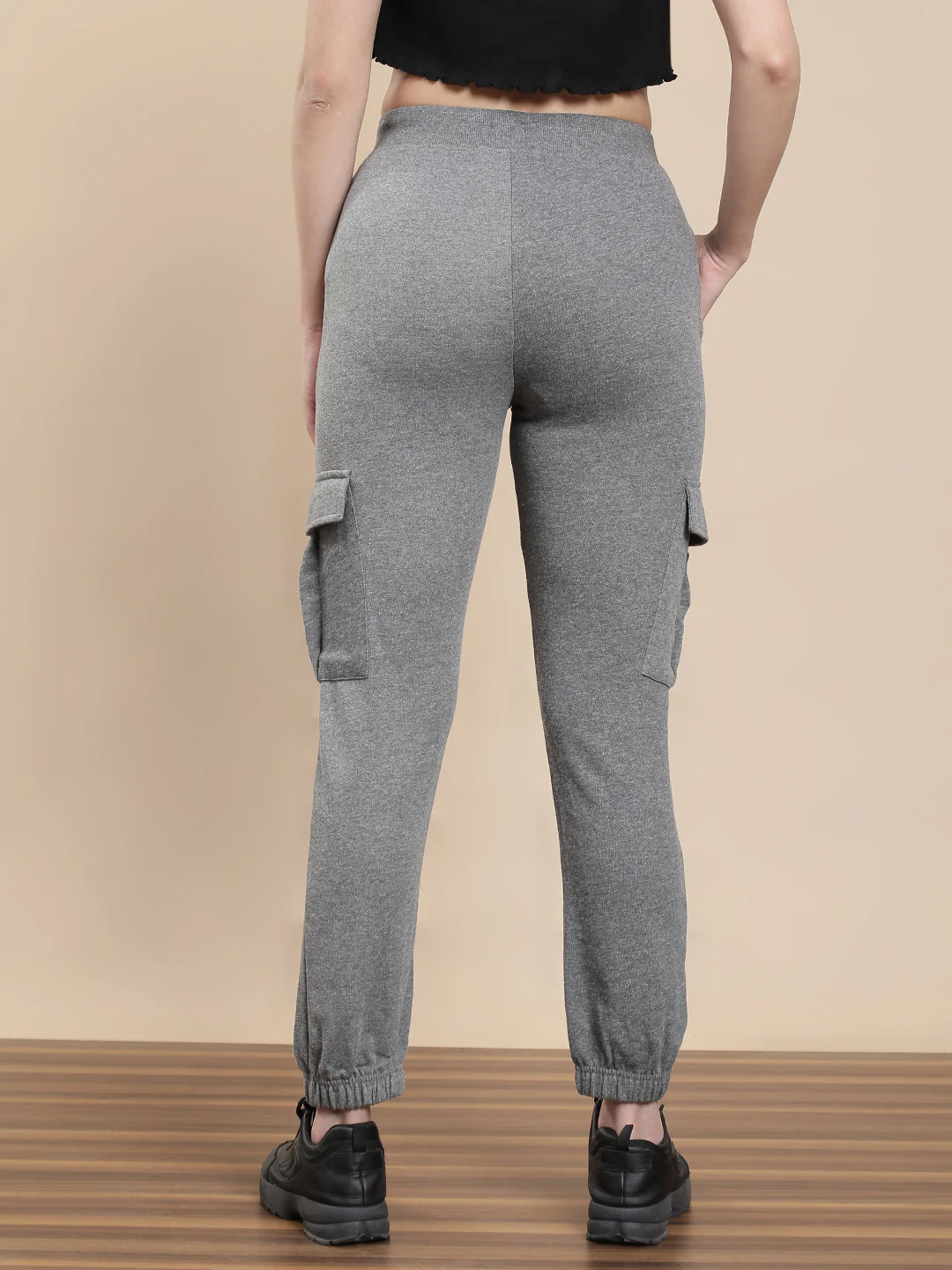 Women Grey Casual Jogger - Image 2
