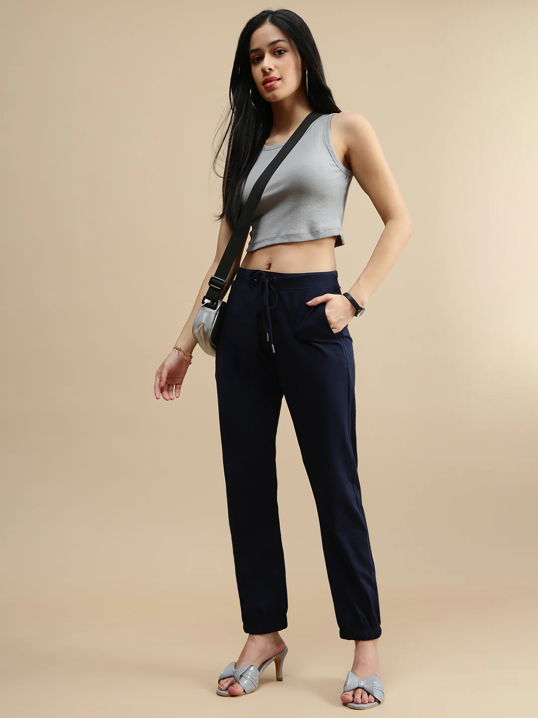 Women Grey Casual Top - Image 5
