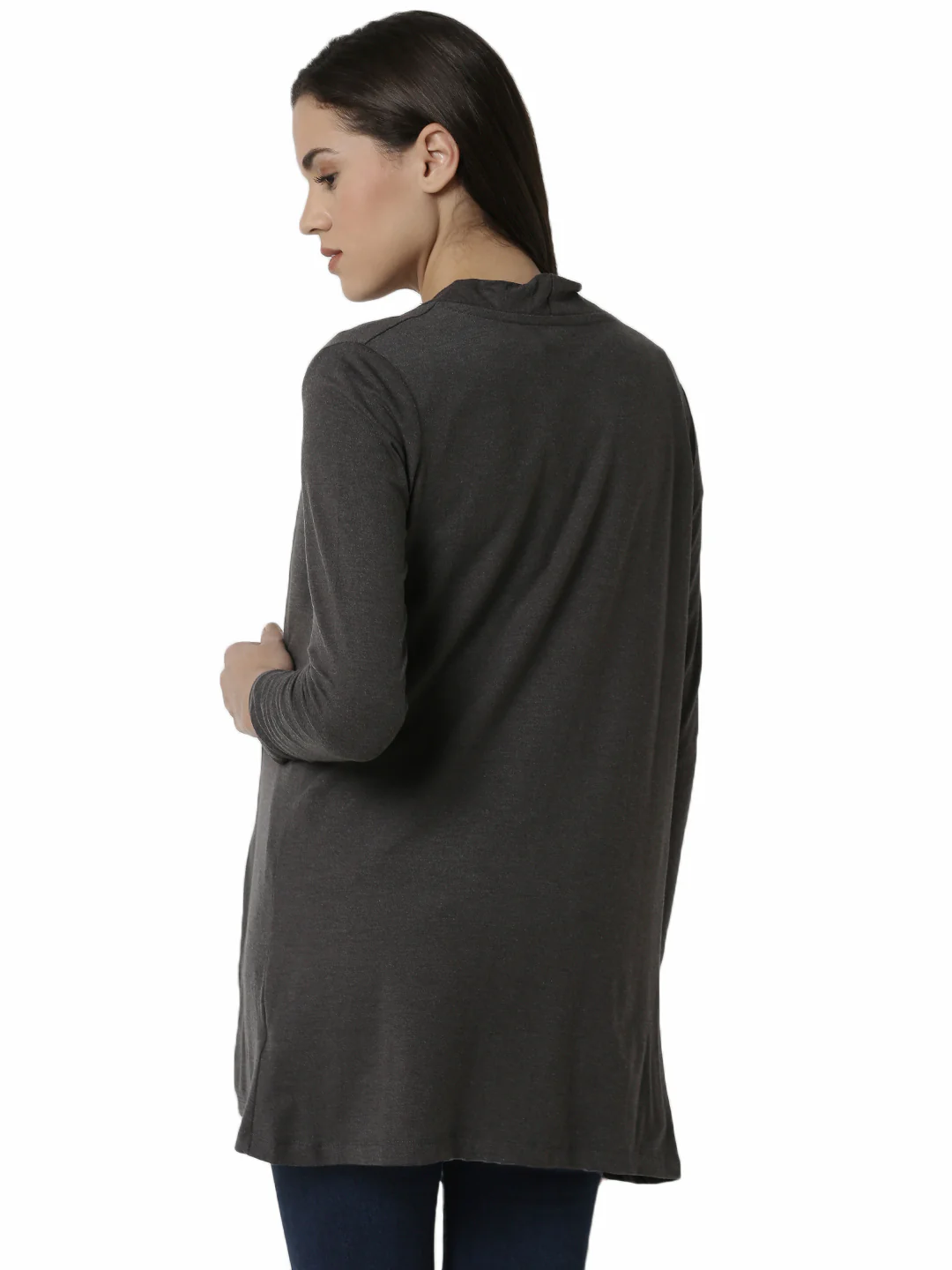Women Grey Casual Top - Image 3
