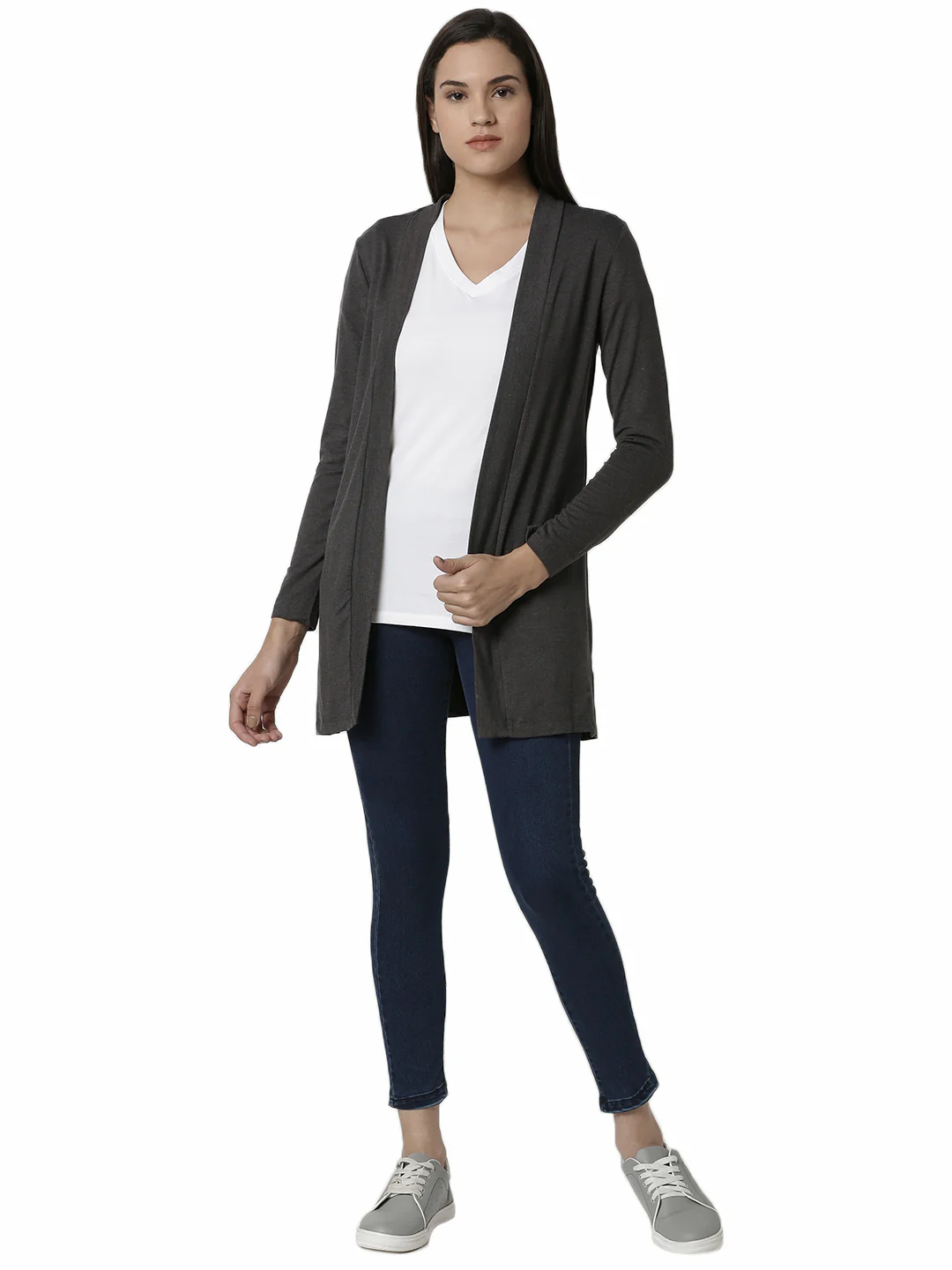 Women Grey Casual Top - Image 4