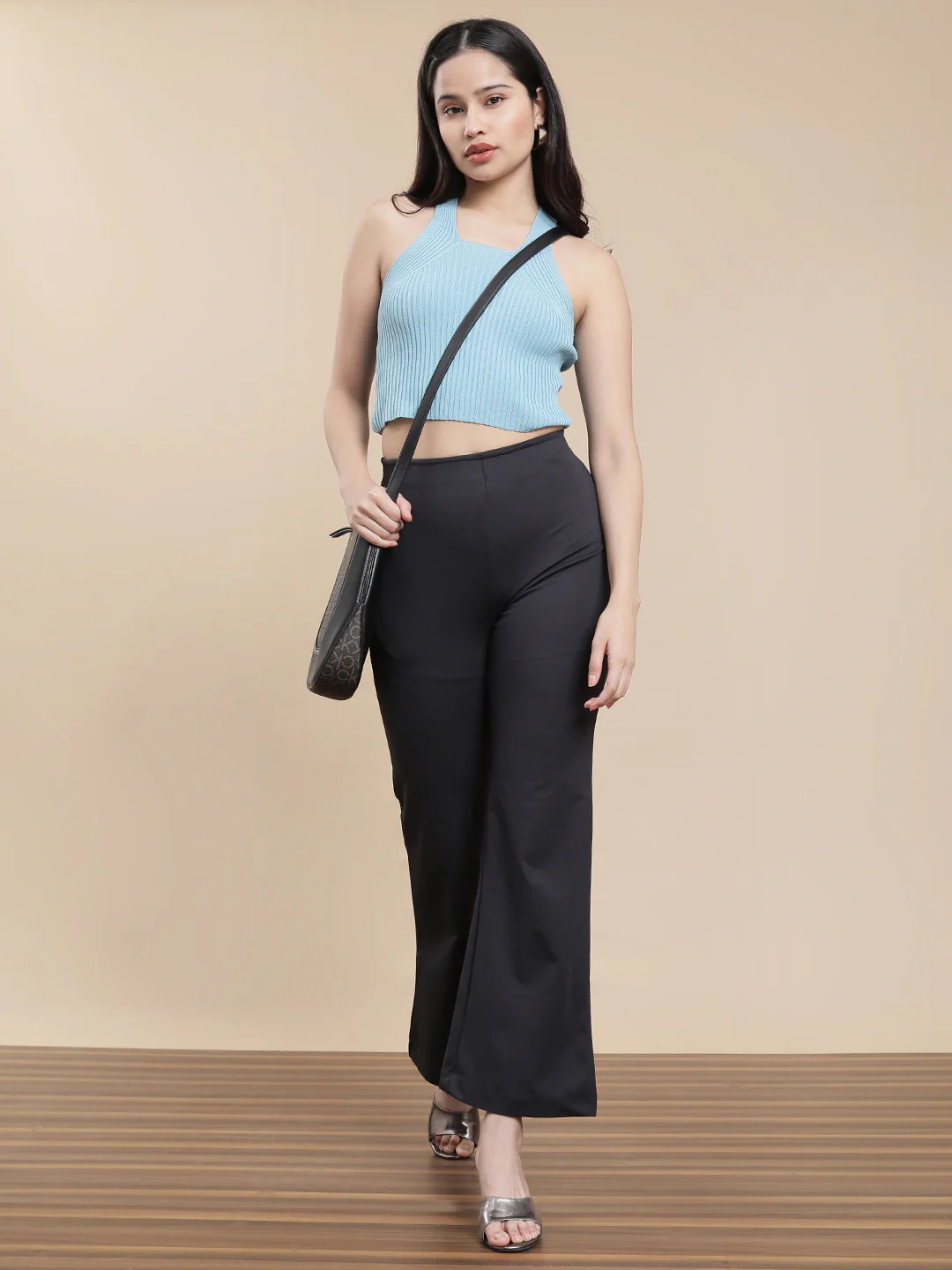 Women Grey Casual Tregging - Image 5