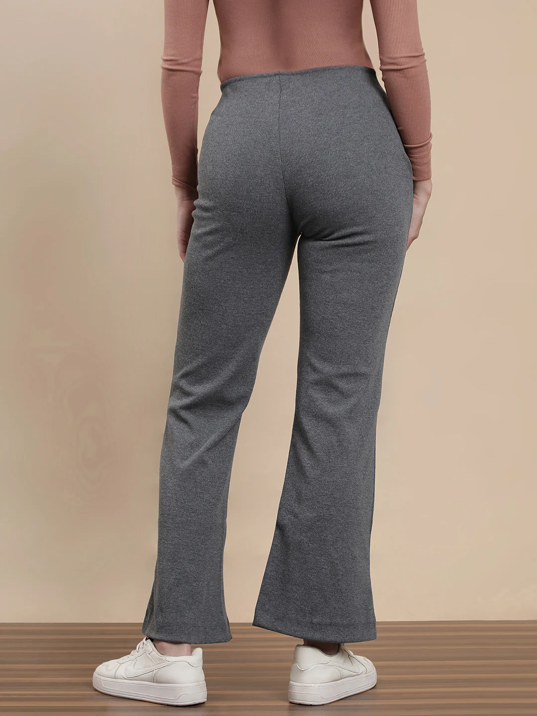 Women Grey Casual Tregging - Image 4