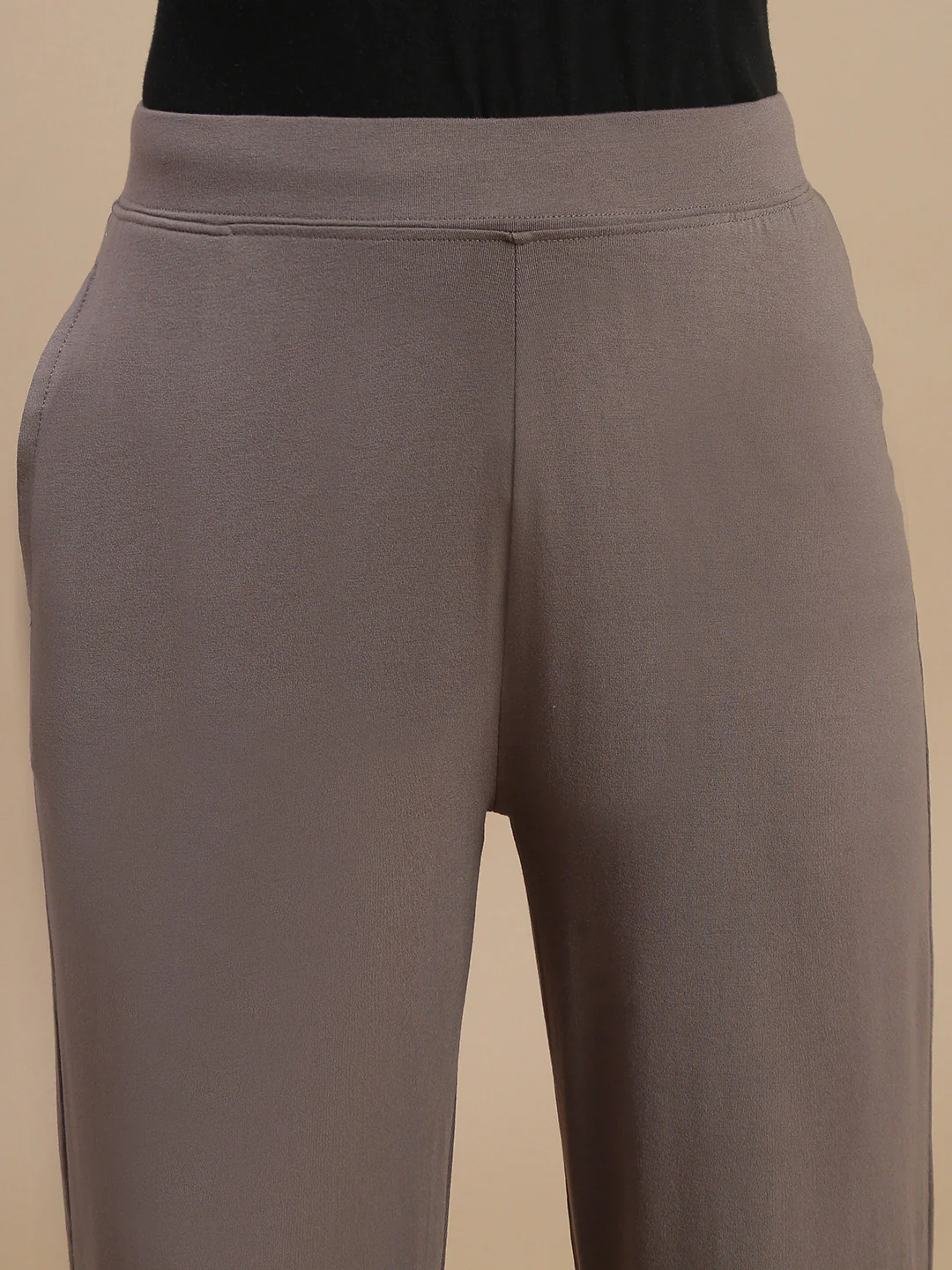 Women Grey Palazzos - Image 2
