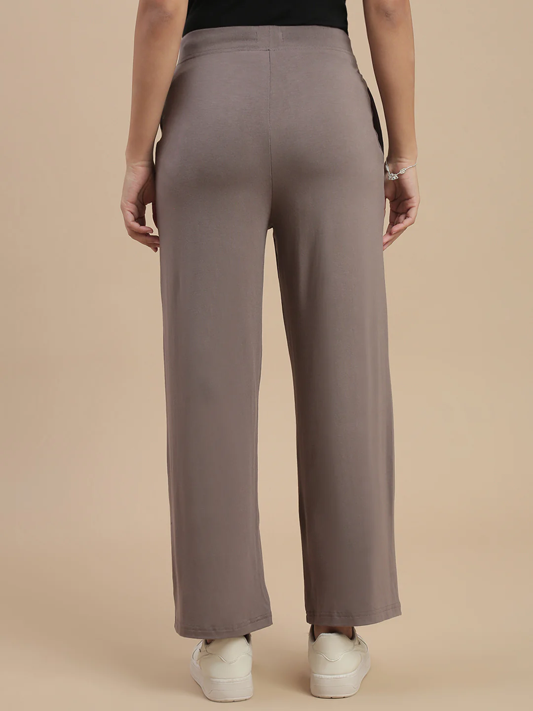 Women Grey Palazzos - Image 3