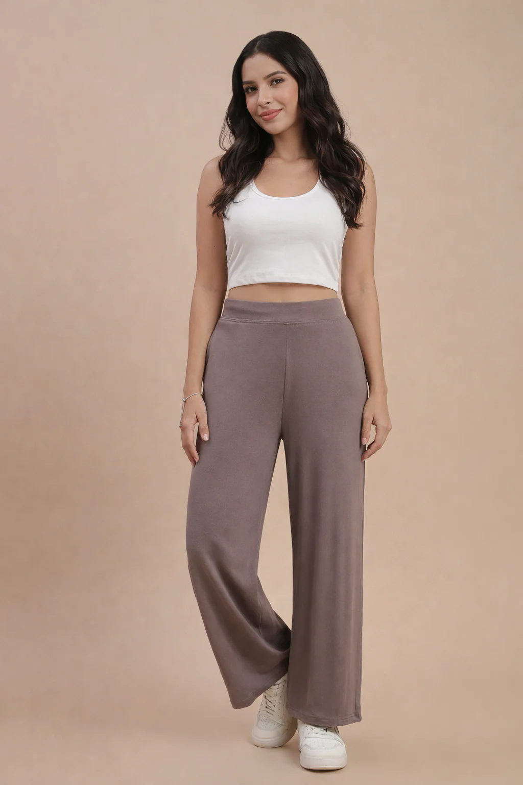 Women Grey Palazzos - Image 4