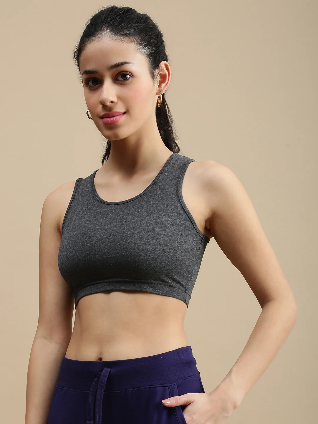 Women Grey Top