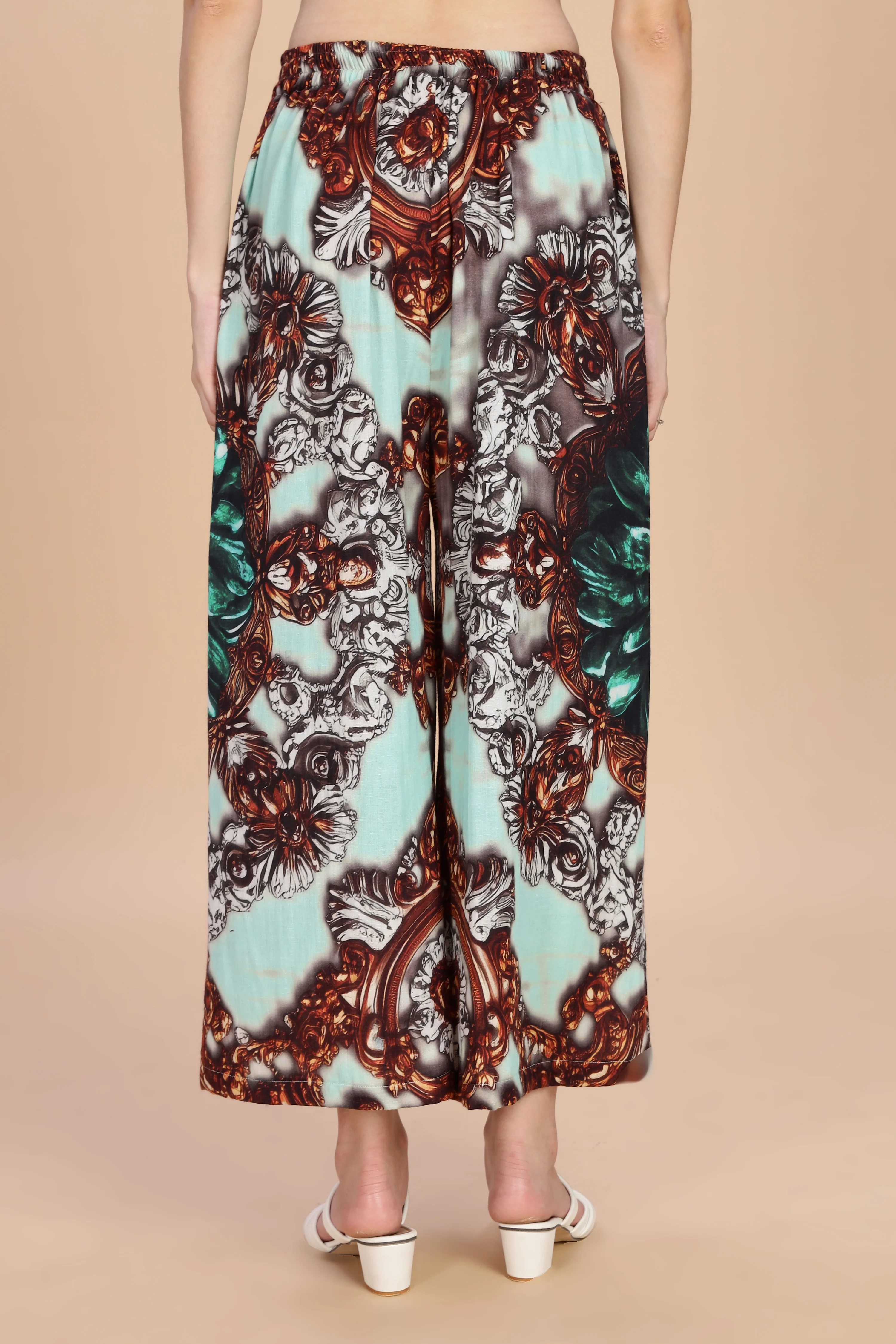 Women Jade Gauge Cotton Co-Ord Set - Image 3