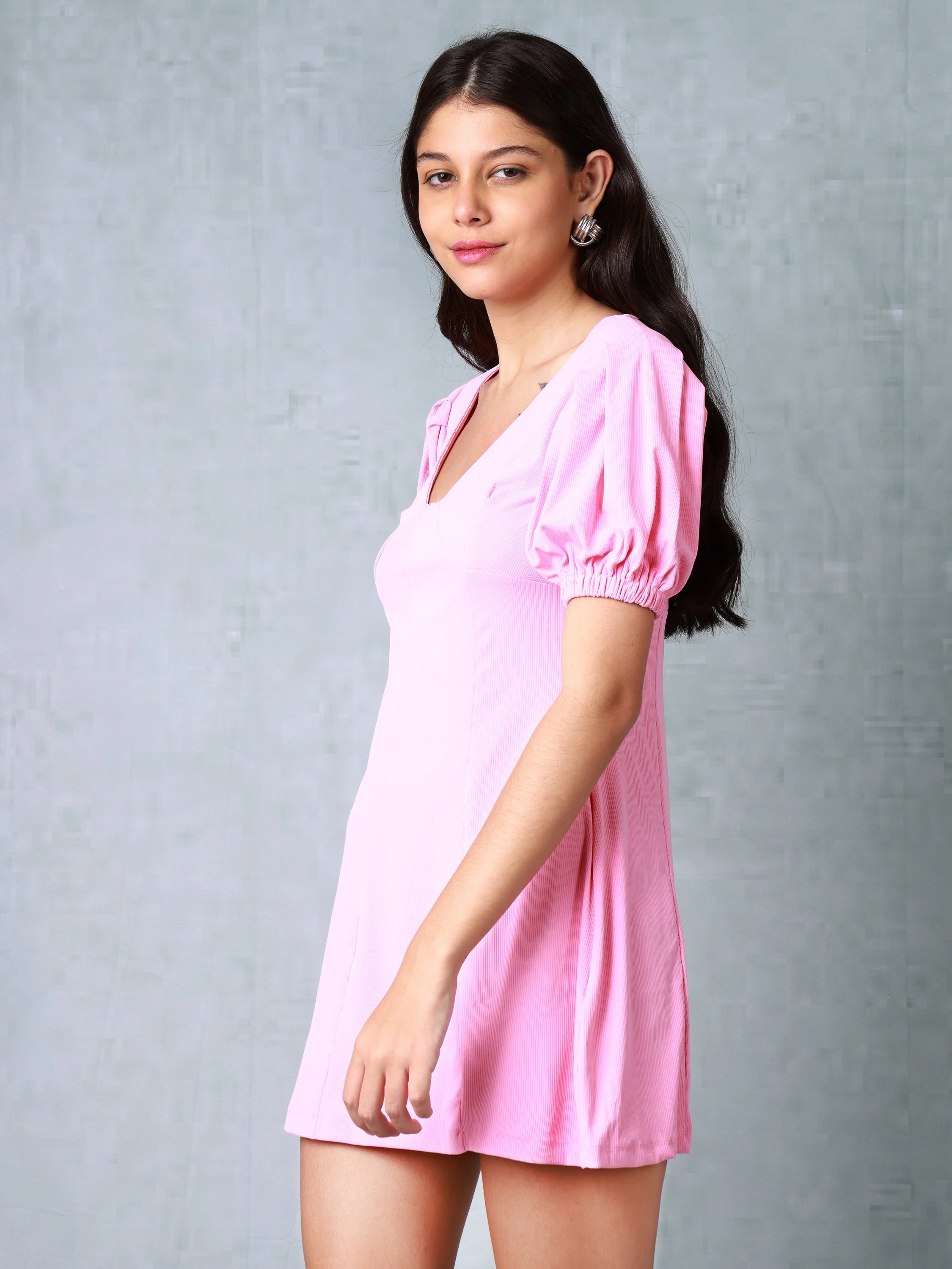 Women Knitted Slim Fit Dress - Image 5