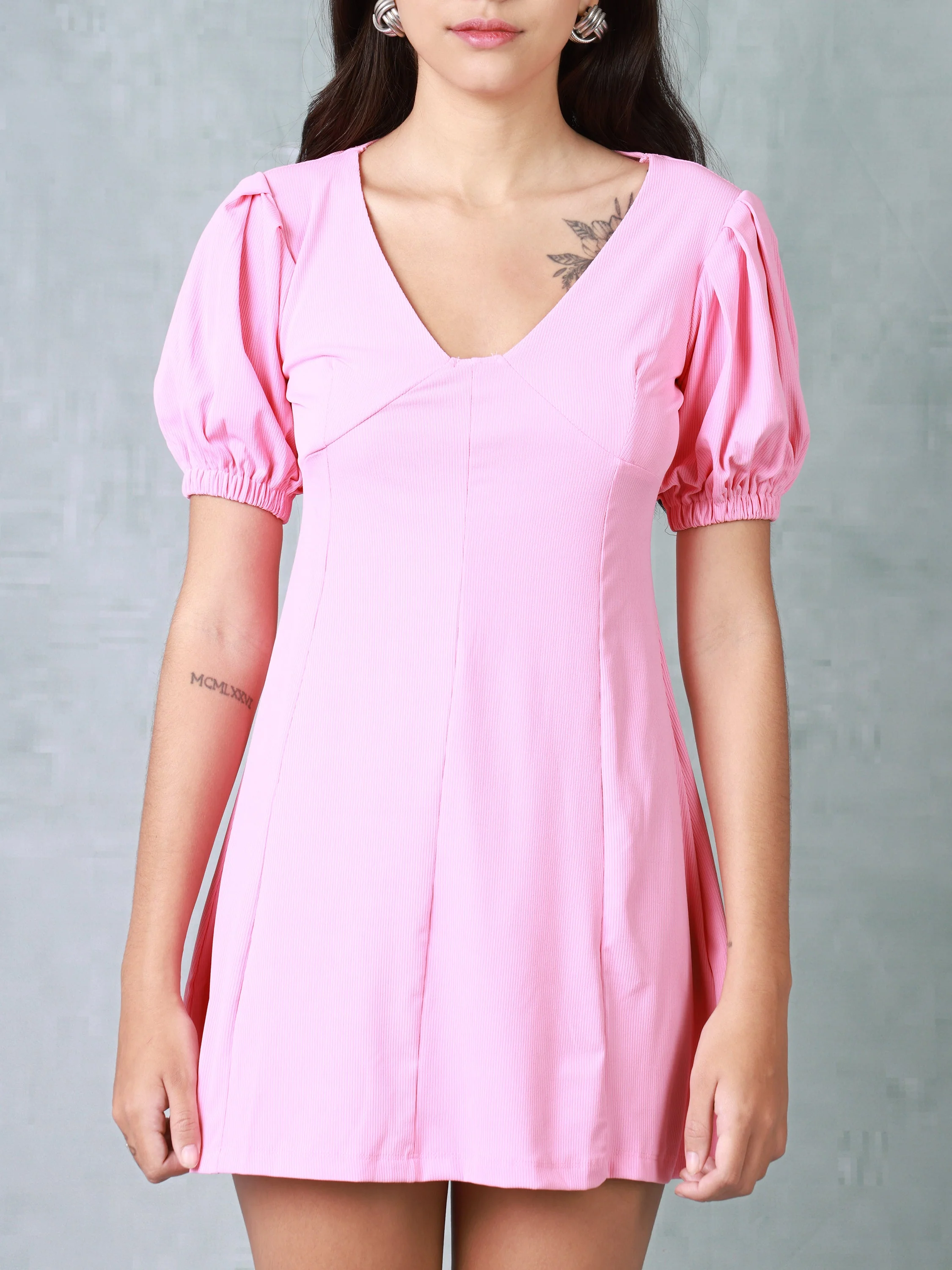 Women Knitted Slim Fit Dress - Image 6