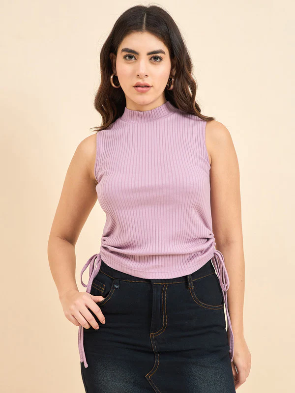 Women Lavender Odor-Free Sleeveless Top - Image 2
